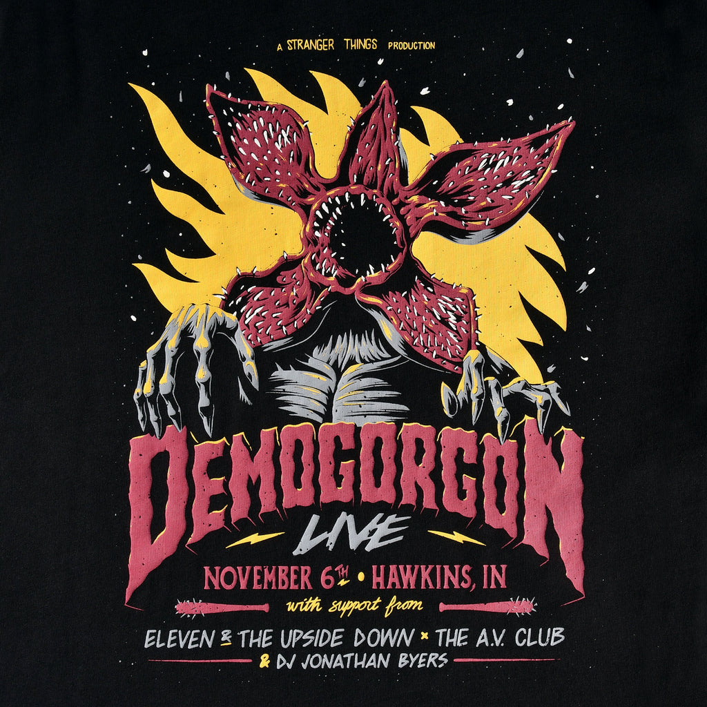 Product image Stranger Things - Demogorgon Live Poster T-Shirt Black