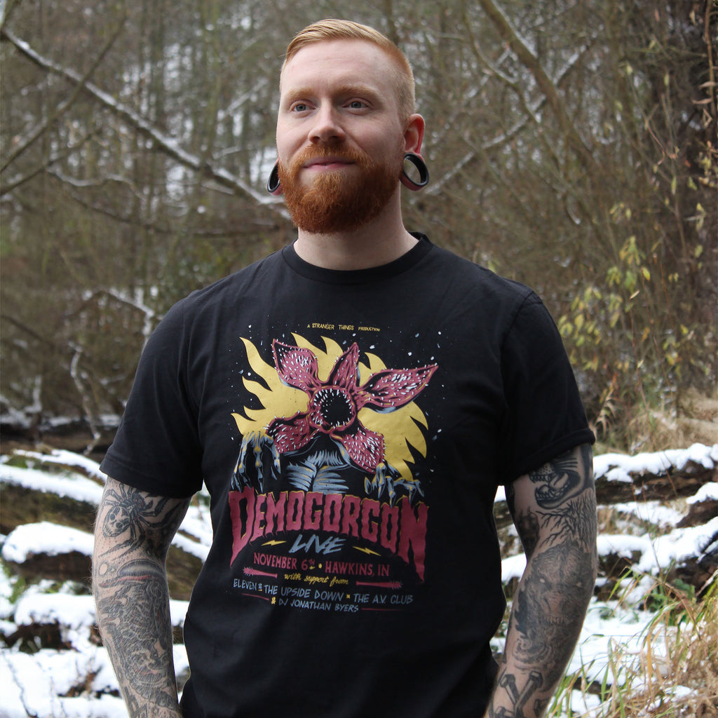 Product image Stranger Things - Demogorgon Live Poster T-Shirt Black