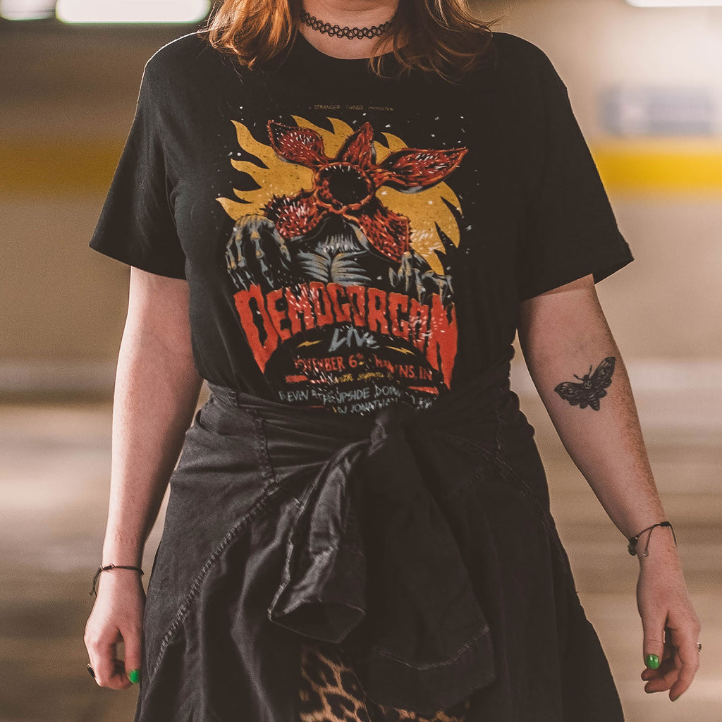 Product image Stranger Things - Demogorgon Live Poster T-Shirt Black