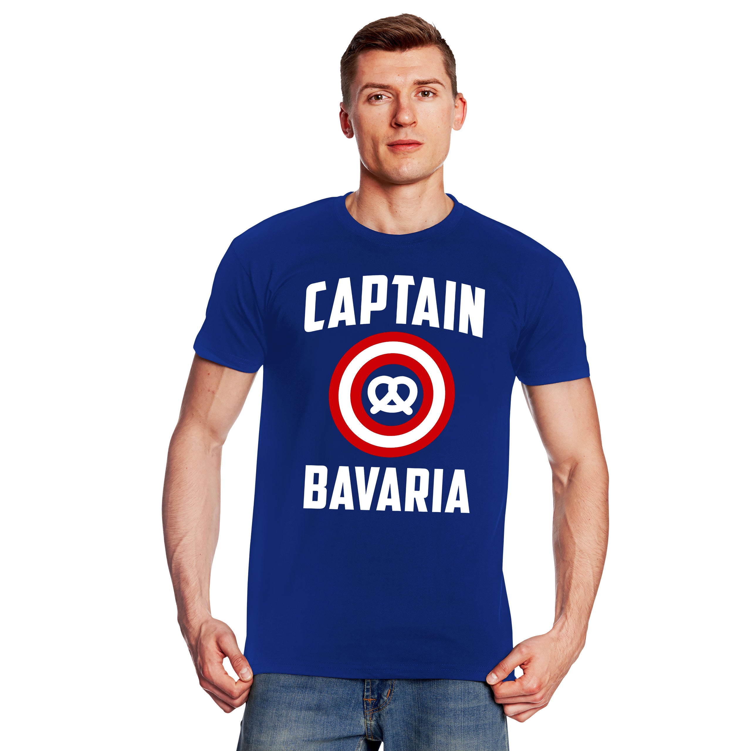 Product image Captain Bavaria T-Shirt for Captain America Fans blue