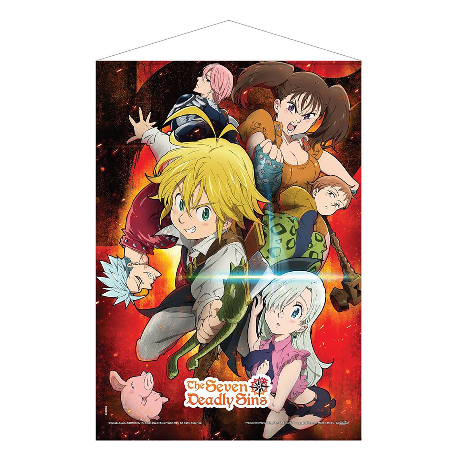 Product image Seven Deadly Sins - Group Wall Scroll