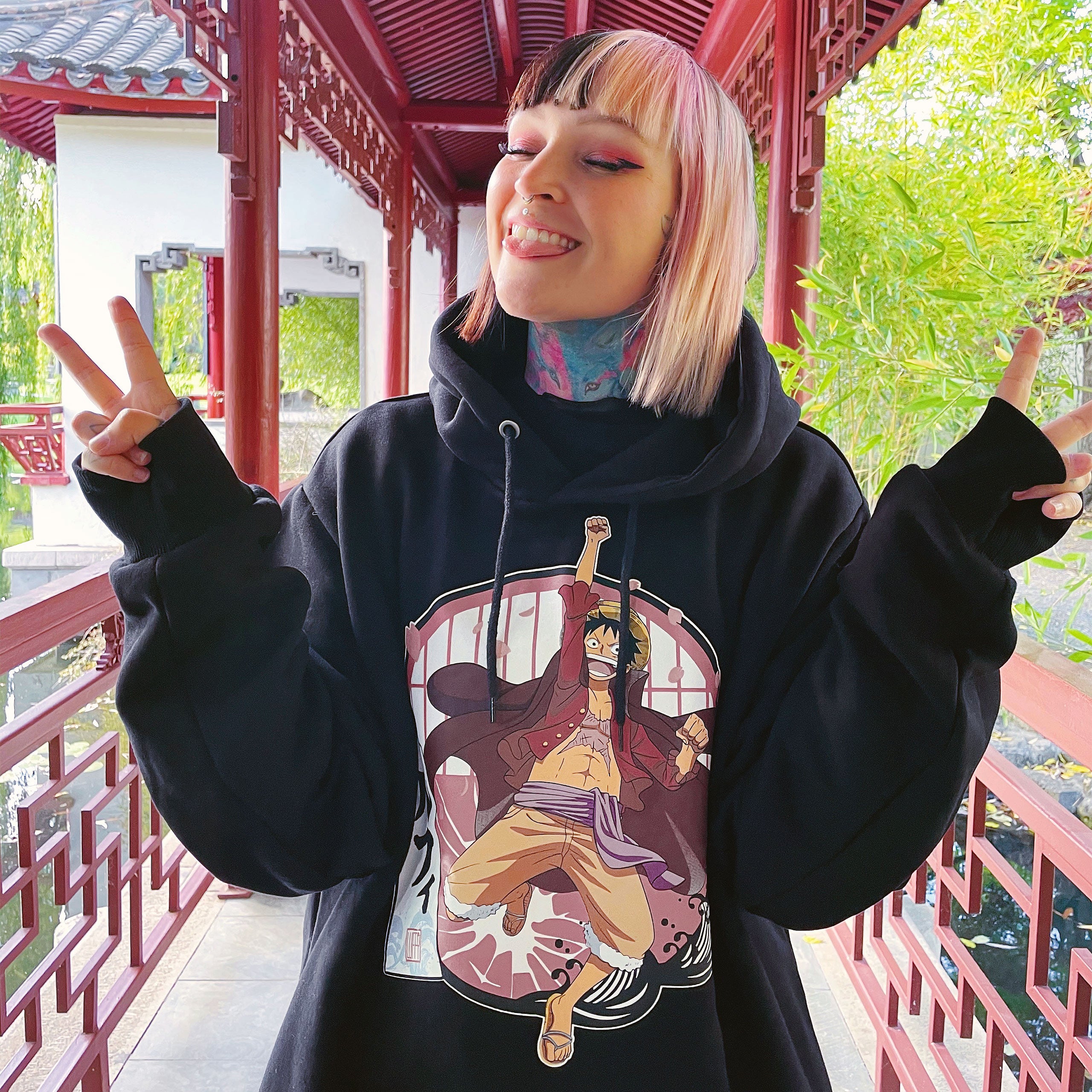 Product image One Piece - Ruffy Hoodie black