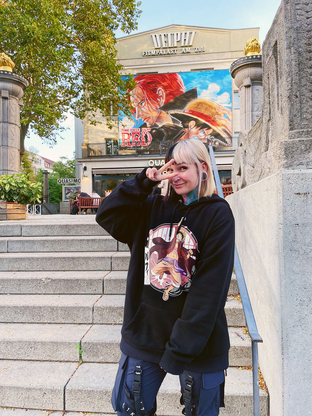 Product image One Piece - Ruffy Hoodie black