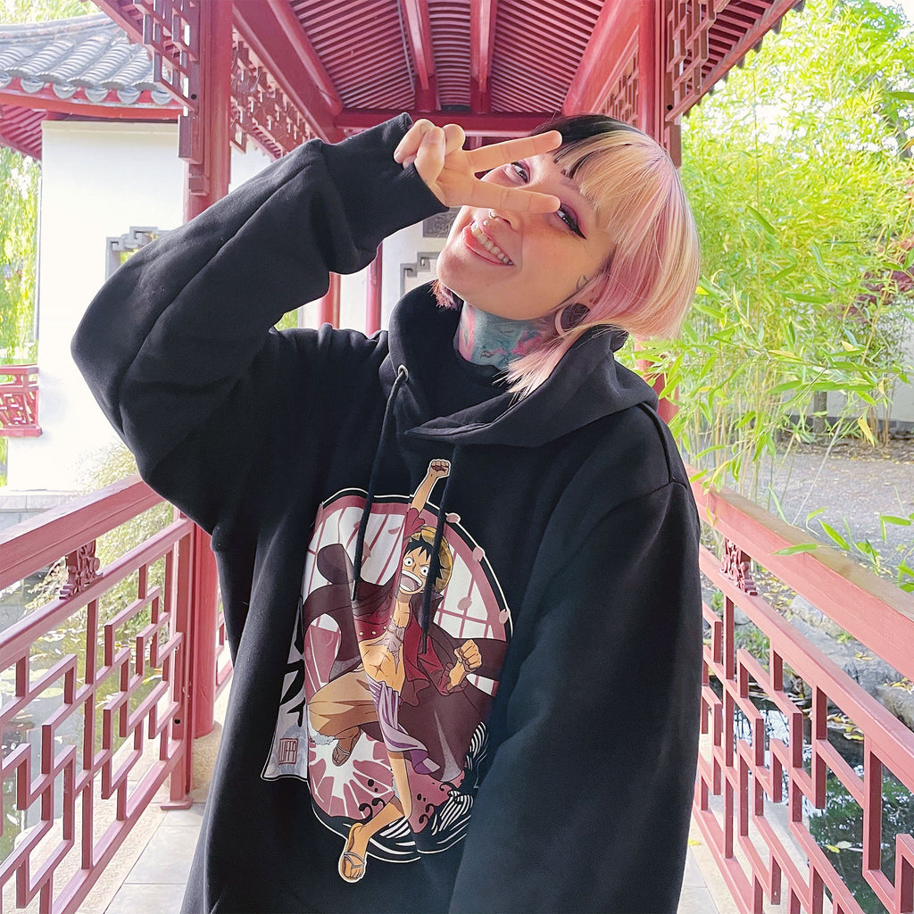 Product image One Piece - Ruffy Hoodie black