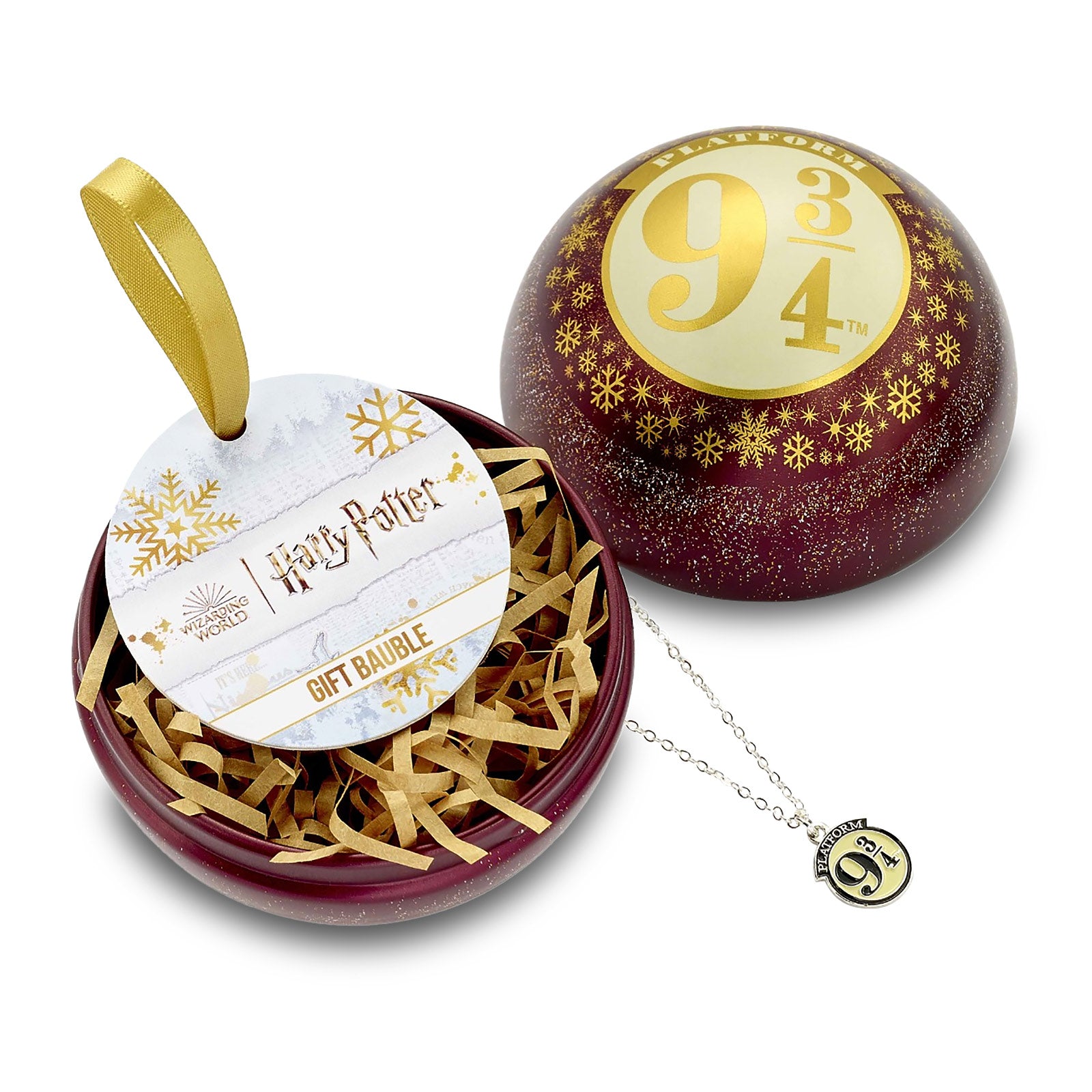 Product image Harry Potter - Christmas Bauble with Platform 9 3/4 Necklace
