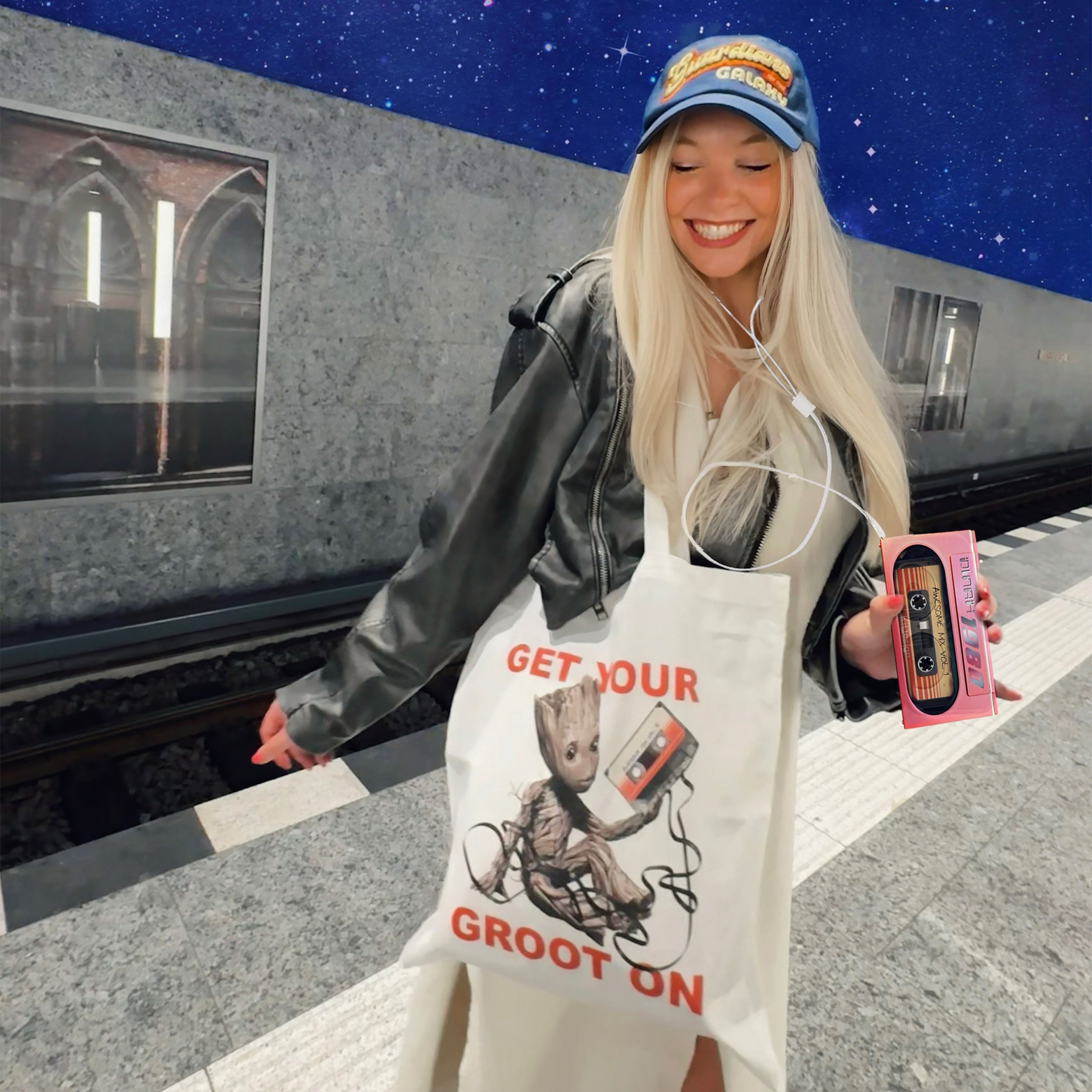 Product image Guardians of the Galaxy - Get Your Groot On Jute Bag