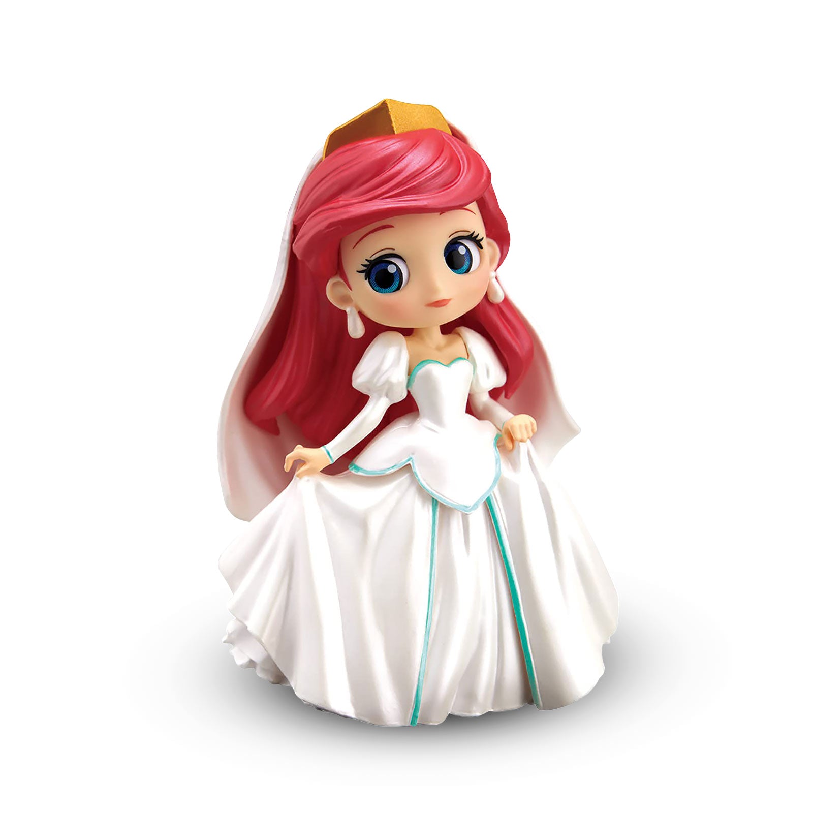 Product image Ariel - The Little Mermaid in white dress Q Posket figure 7 cm Version E