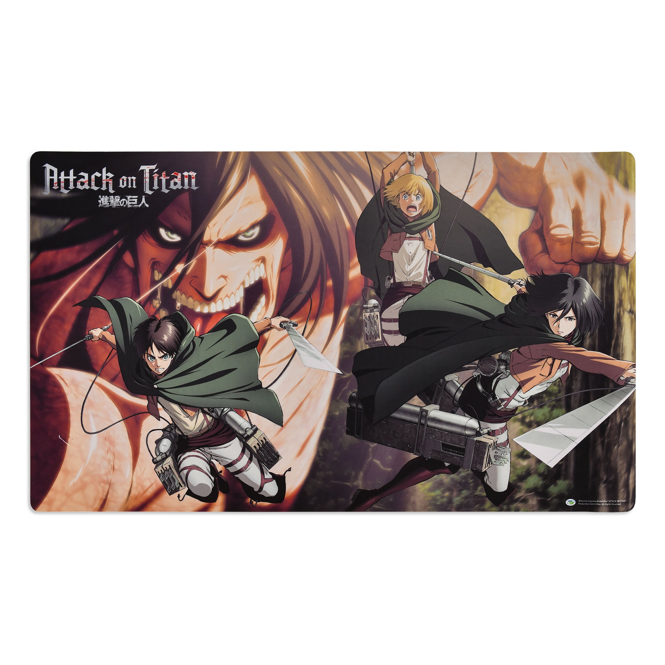 Product image Attack on Titan - Eren, Mikasa & Armin Mousepad