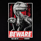 Product image Jurassic Park - Beware Raptor Country T-Shirt black