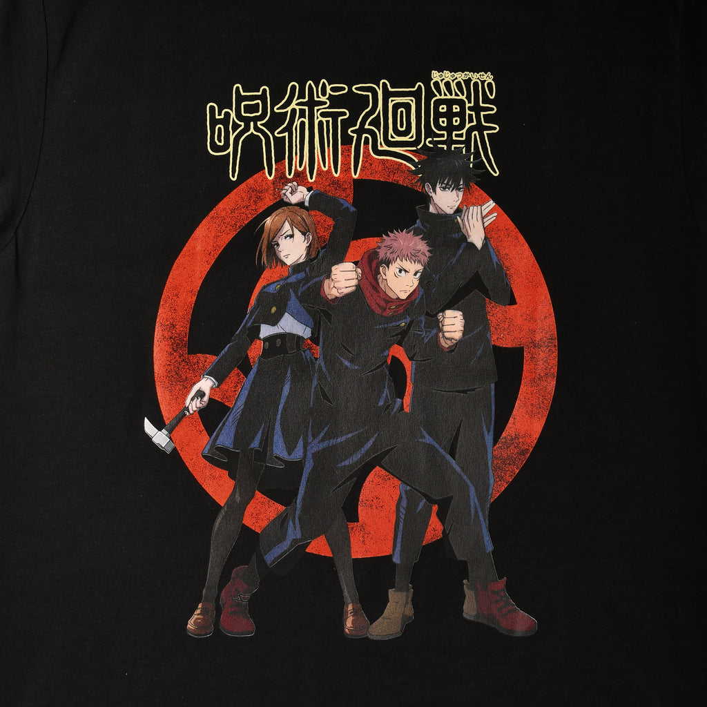 Product image Jujutsu Kaisen - Yuji, Megumi, Nobara T-Shirt black