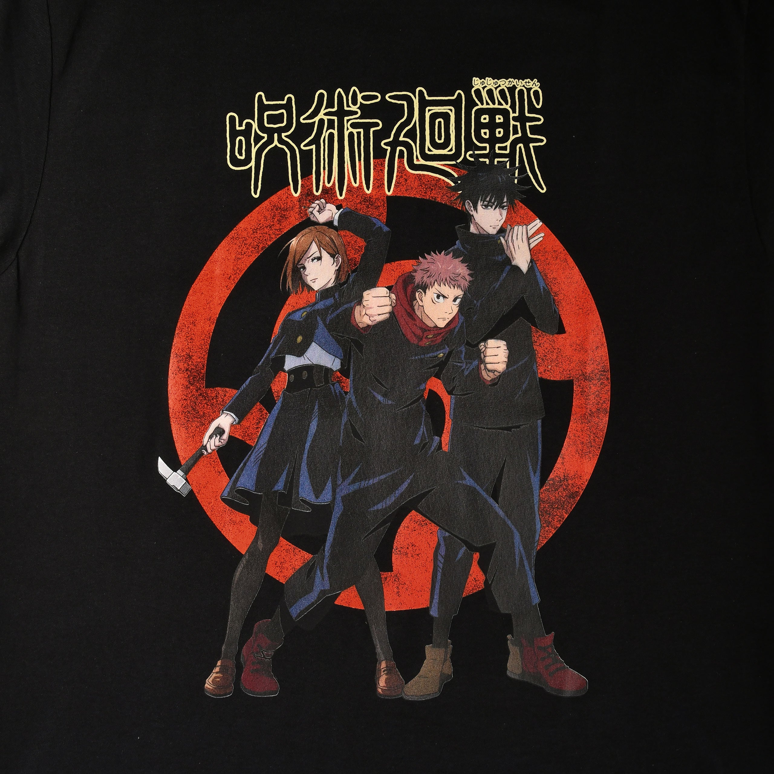 Product image Jujutsu Kaisen - Yuji, Megumi, Nobara T-Shirt black