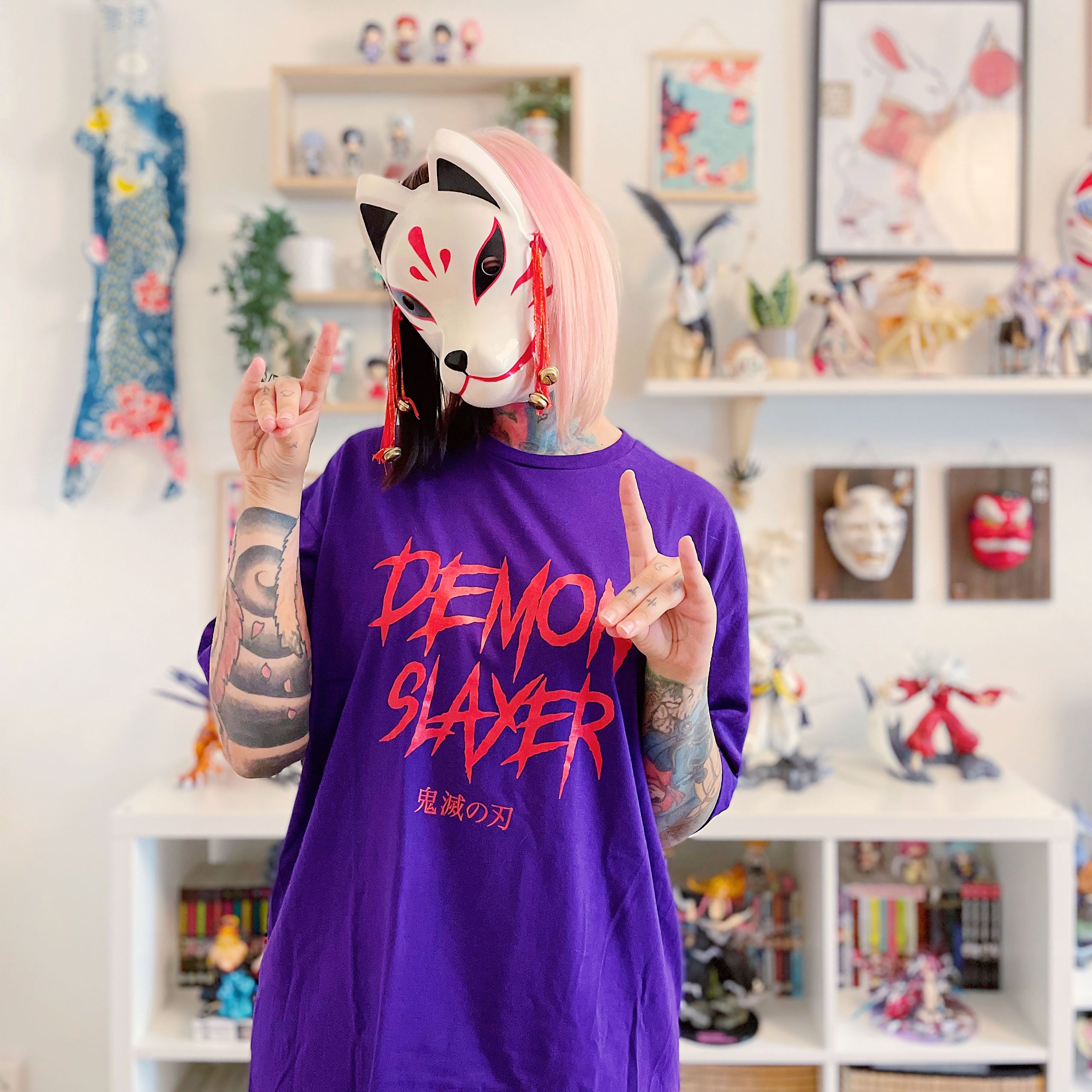 Product image Demon Slayer - Enmu T-Shirt purple