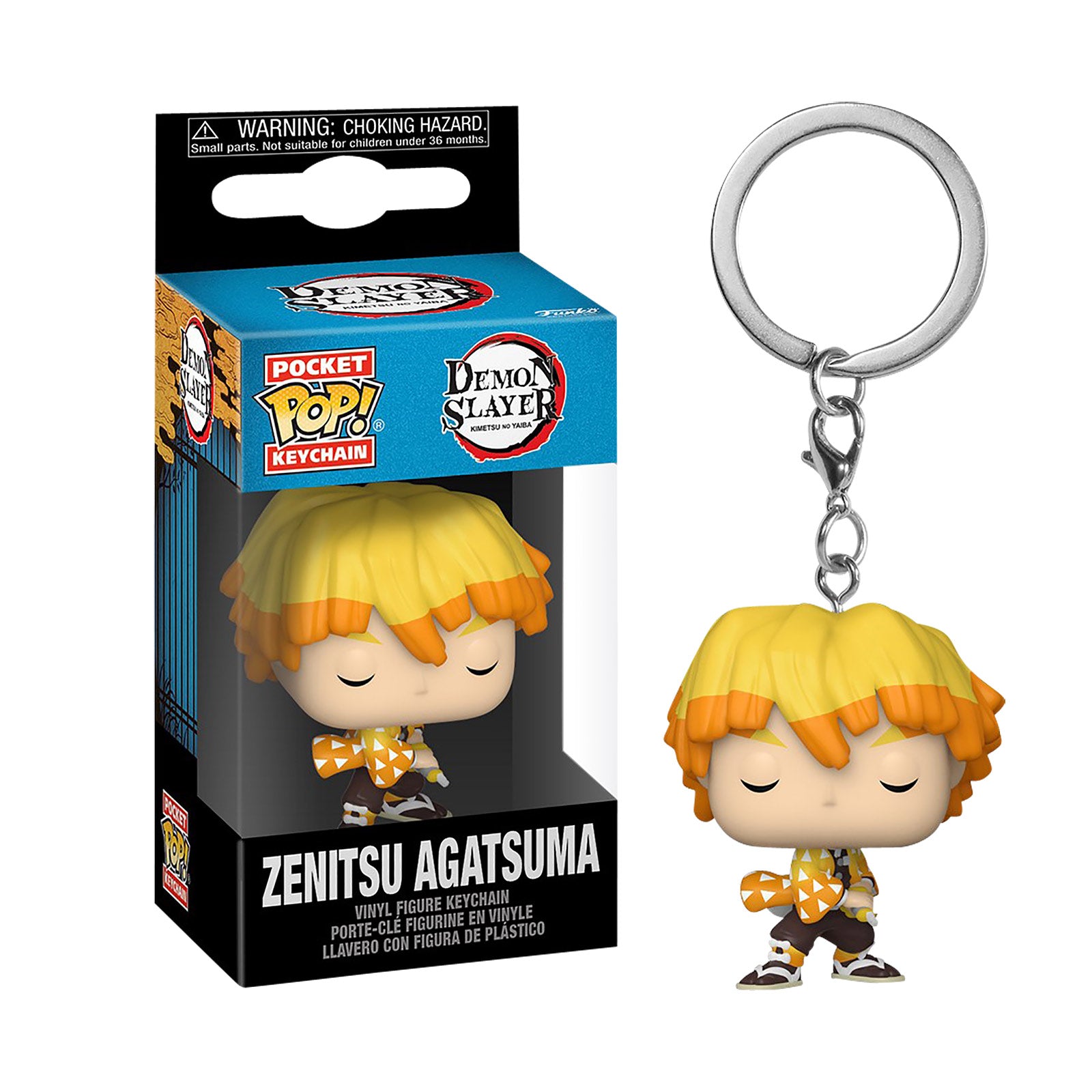 Product image Demon Slayer - Zenitsu Funko Pop Keychain