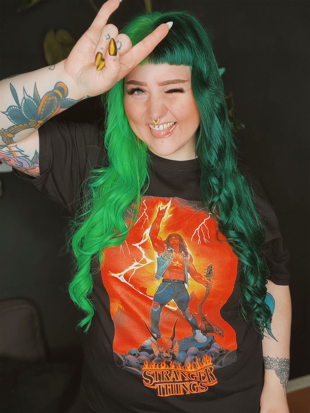 Product image Stranger Things - Eddie Rocks T-Shirt black