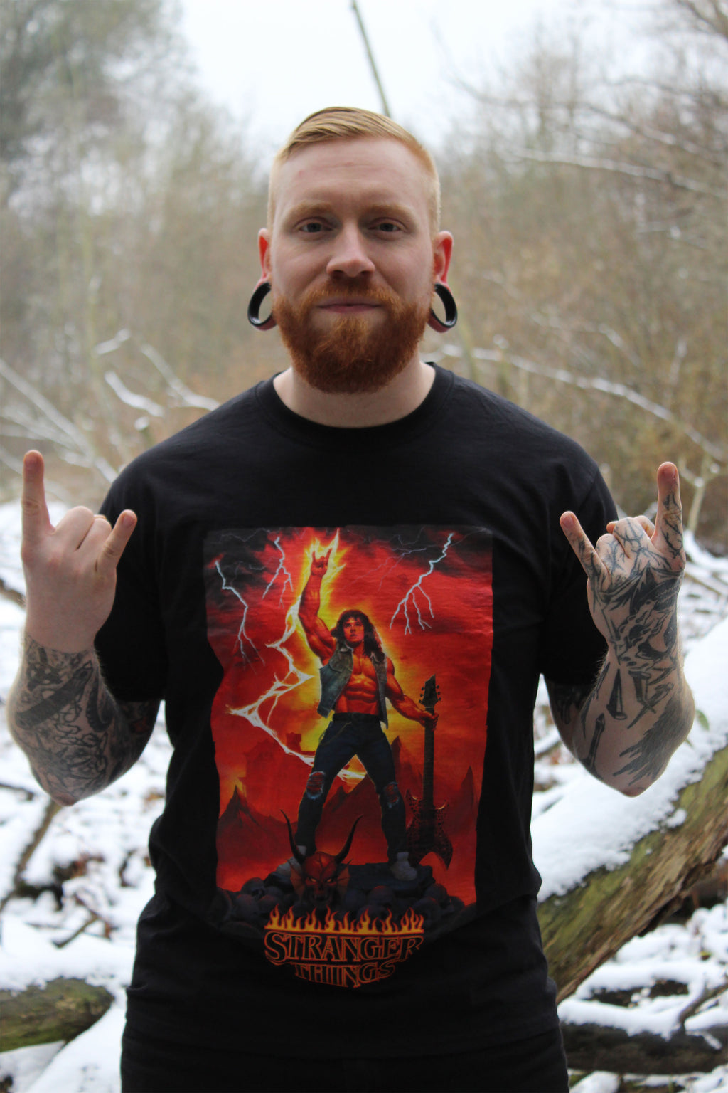 Product image Stranger Things - Eddie Rocks T-Shirt black