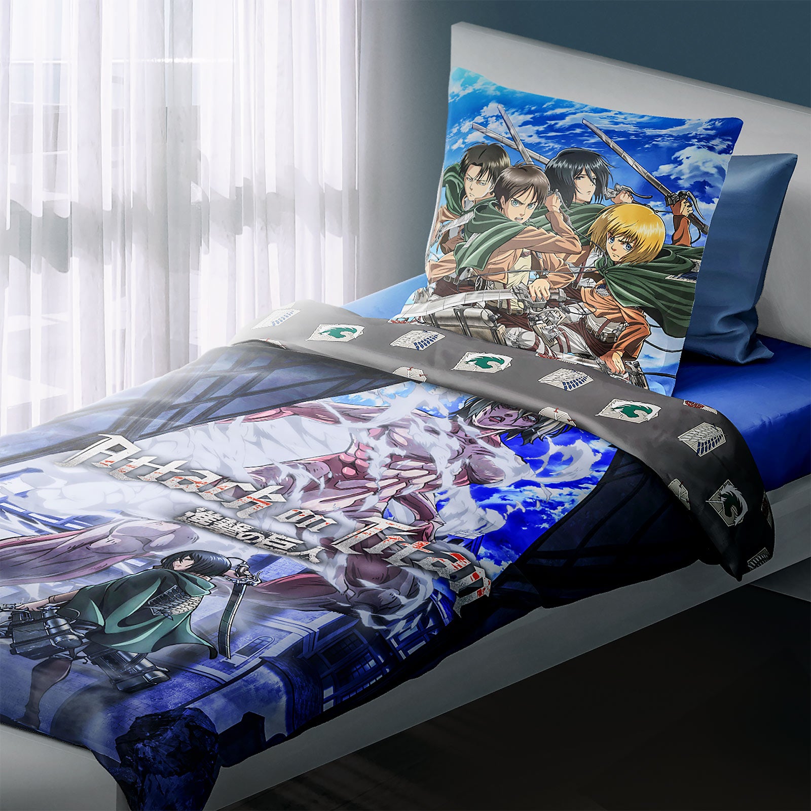 Product image Attack on Titan - Fight Reversible Bedding