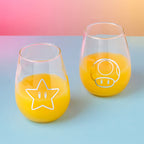 Product image Super Mario - Star & Super Mushroom Glasses 2 Set