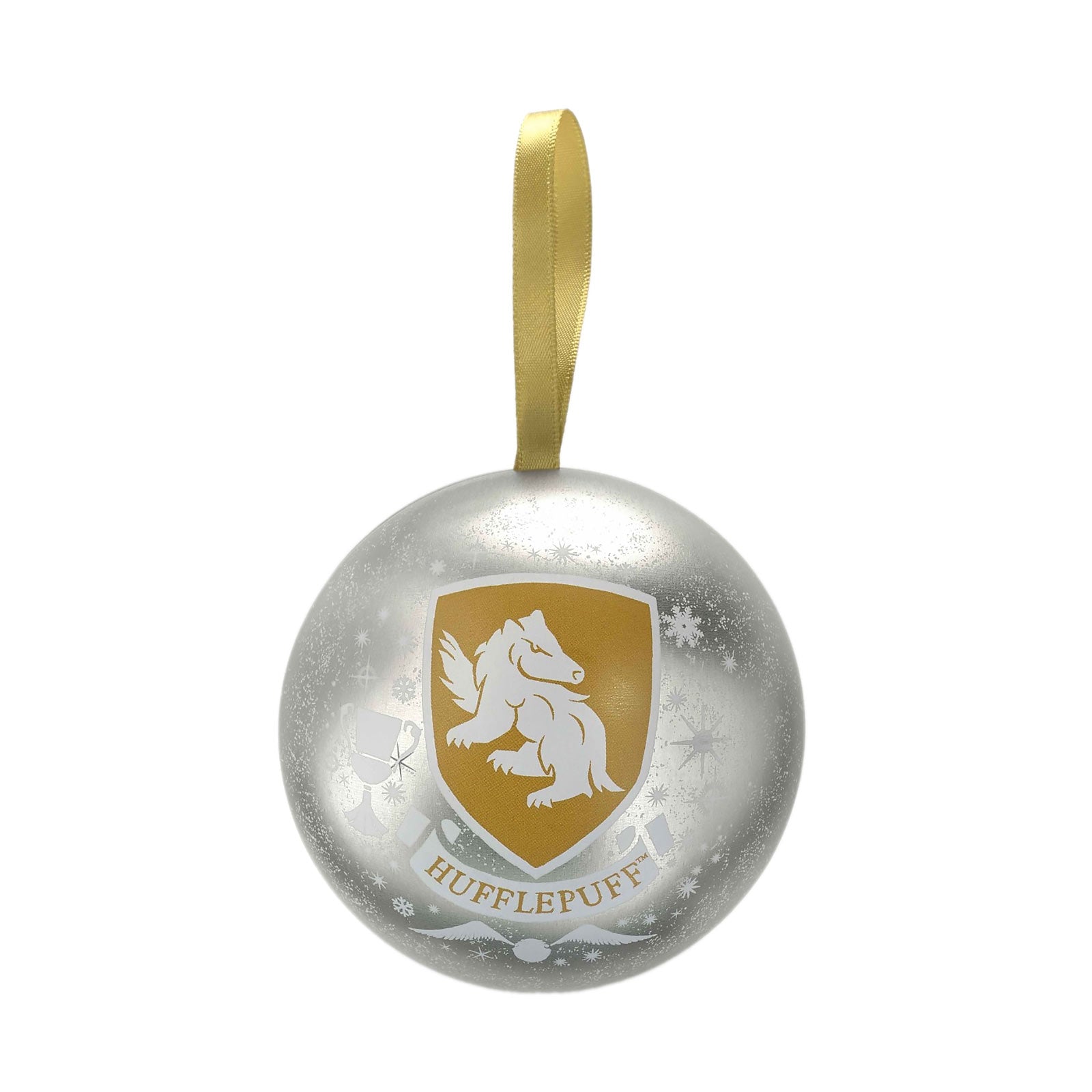 Product image Harry Potter - Christmas ball with Hufflepuff crest necklace
