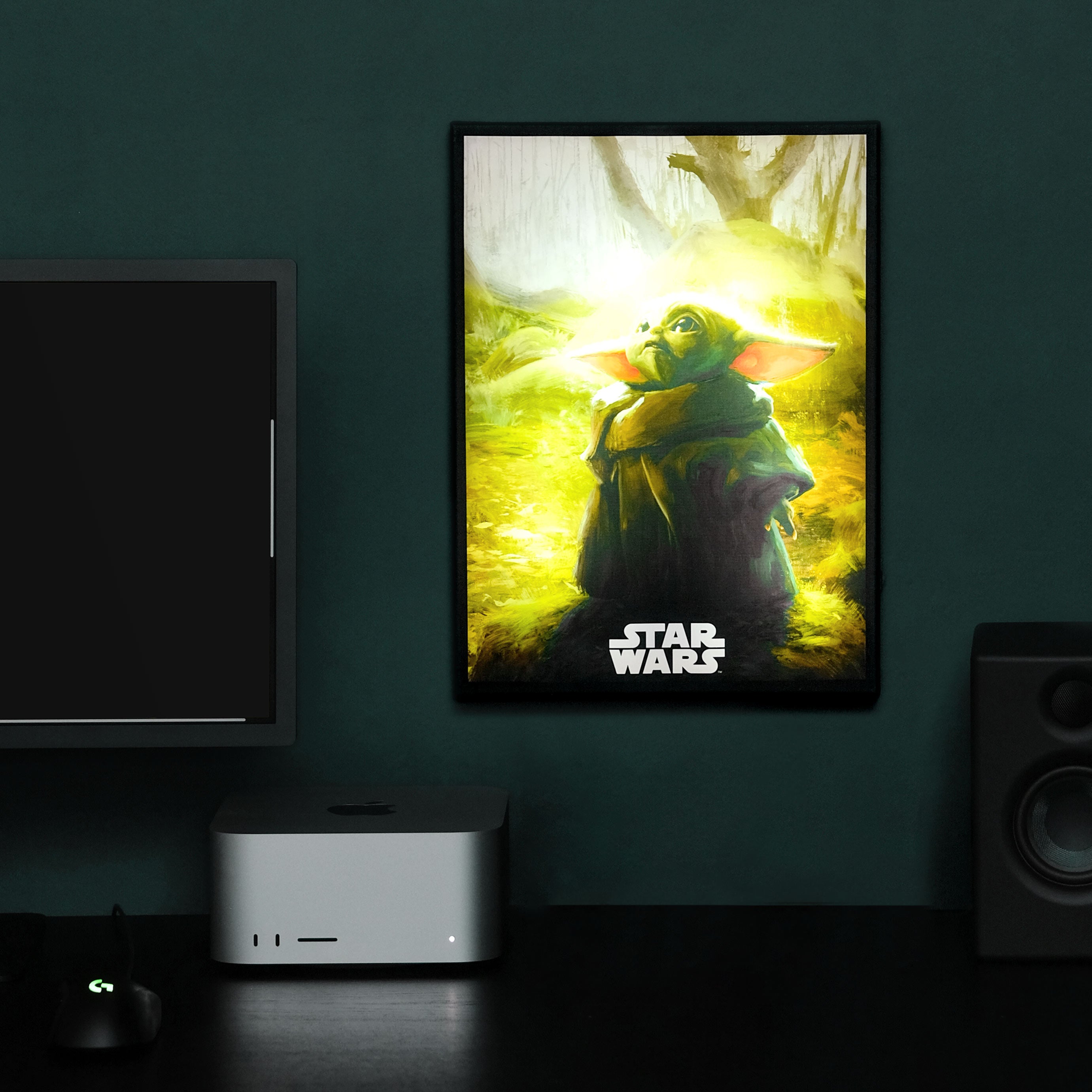 Product image Grogu mural with light - Star Wars The Mandalorian
