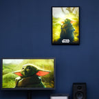 Product image Grogu mural with light - Star Wars The Mandalorian