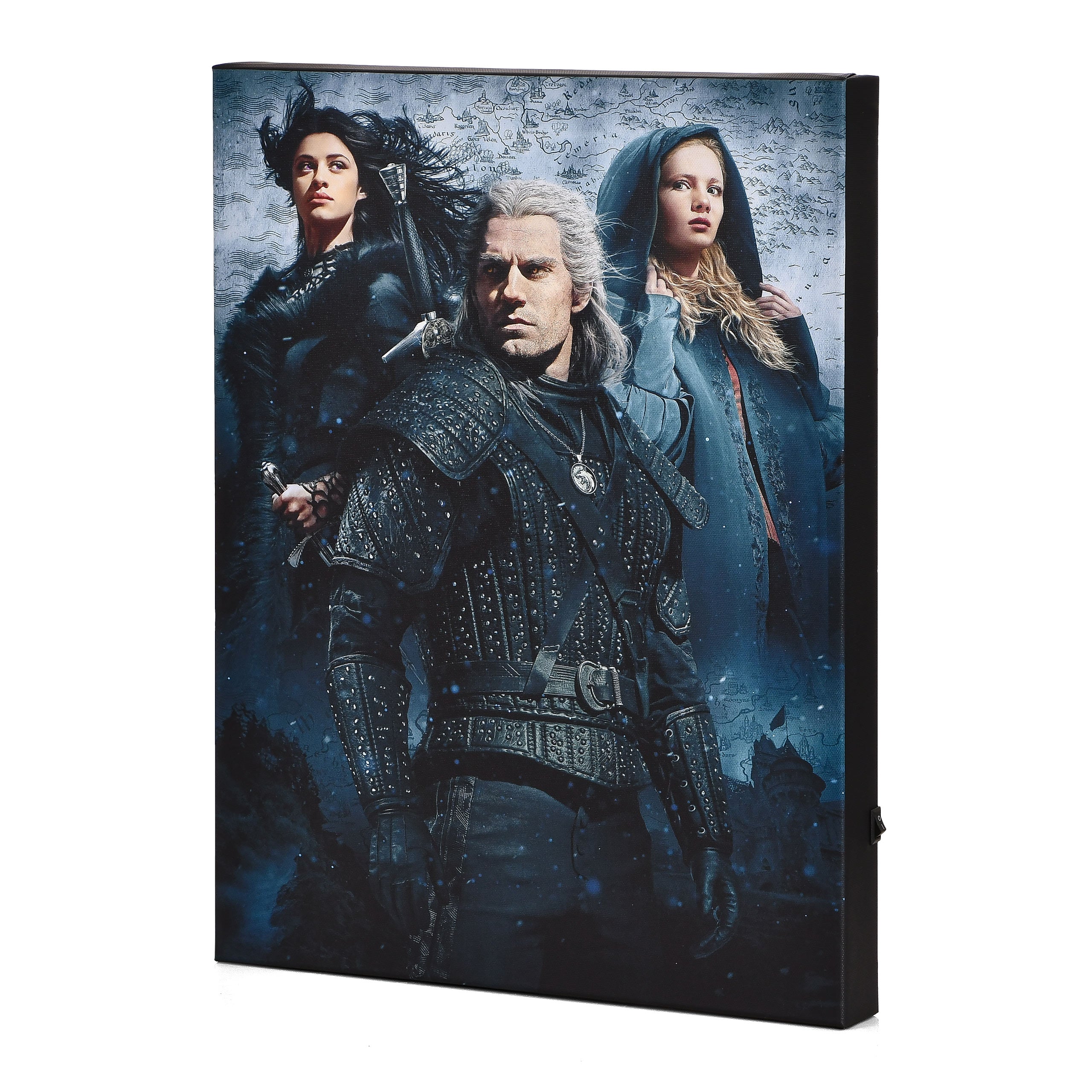 Product image Witcher - Ciri, Yennefer & Geralt Wall Picture with Light