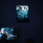 Product image Witcher - Ciri, Yennefer & Geralt Wall Picture with Light
