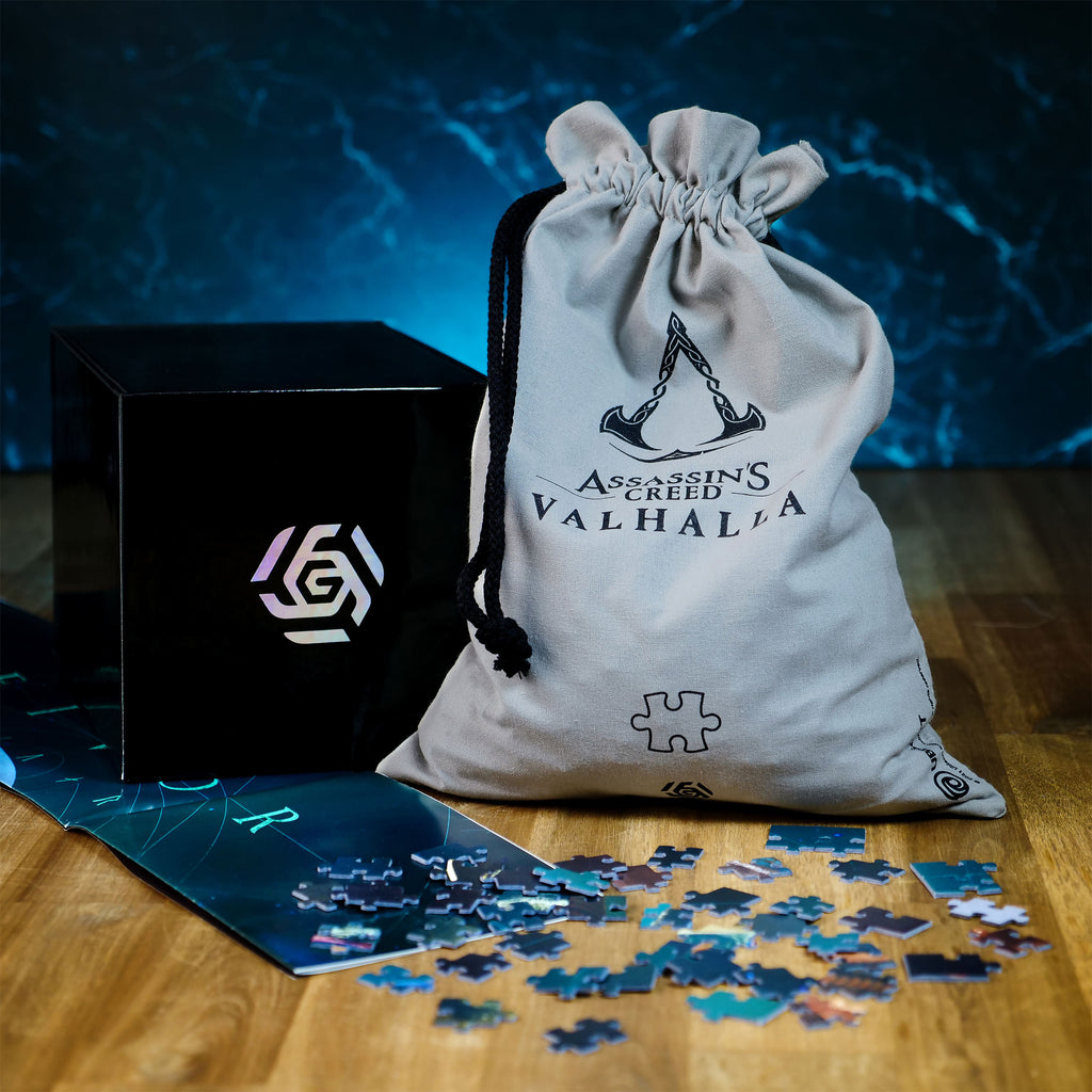 Product image Assassin's Creed Valhalla - Eivor Puzzle with Logo Cloth Bag