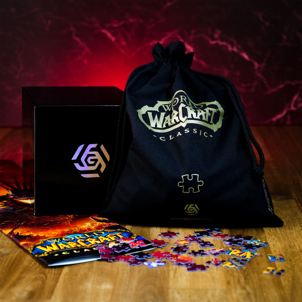 Product image World of Warcraft - Onyxia Puzzle with Logo Fabric Bag
