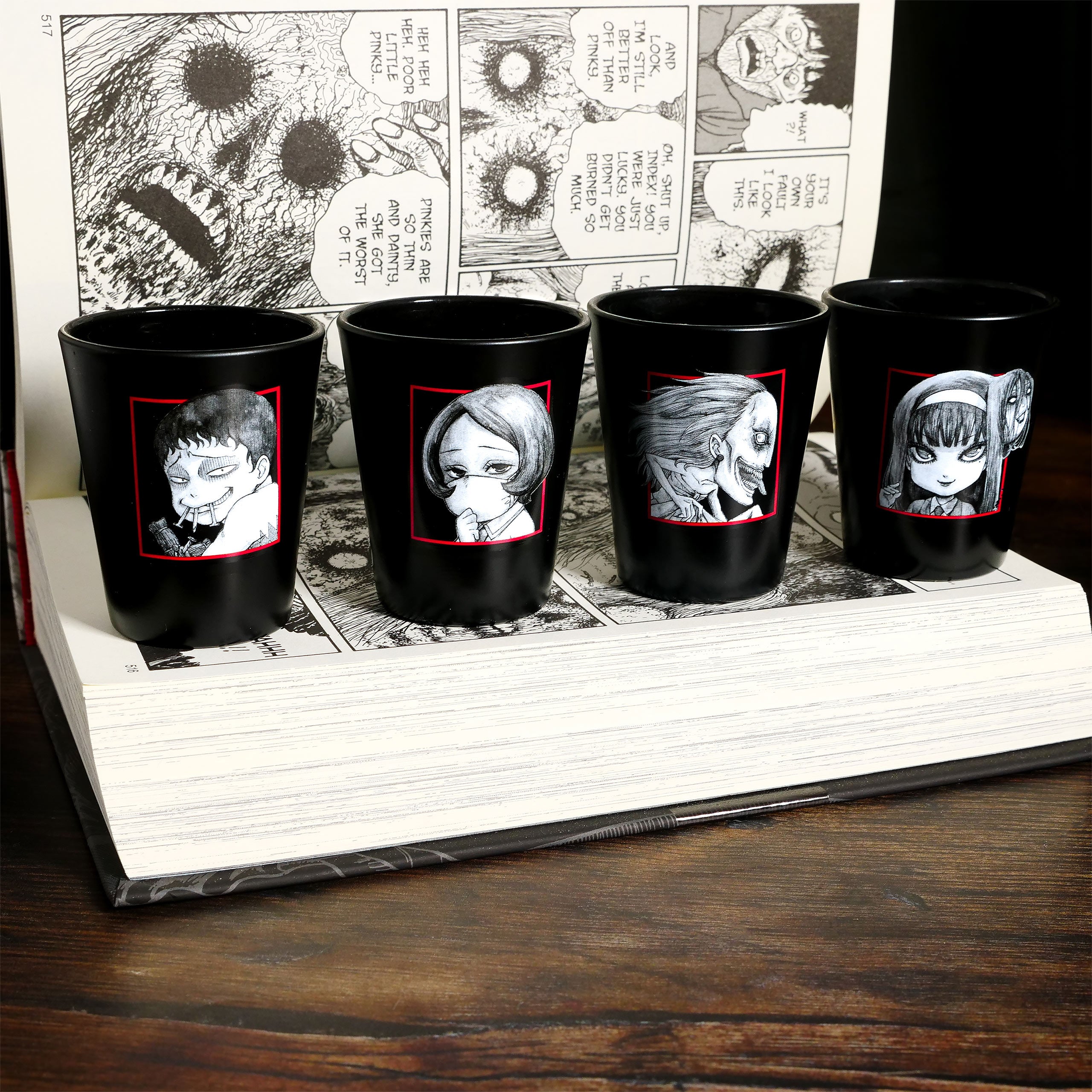 Product image Junji Ito - Character Shots Glass Set