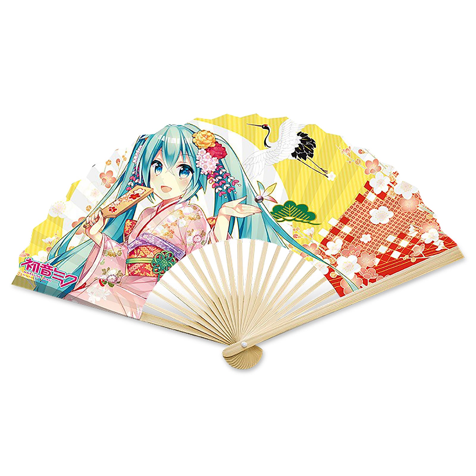 Product image Hatsune Miku- Miku & Twins Kimono Fan
