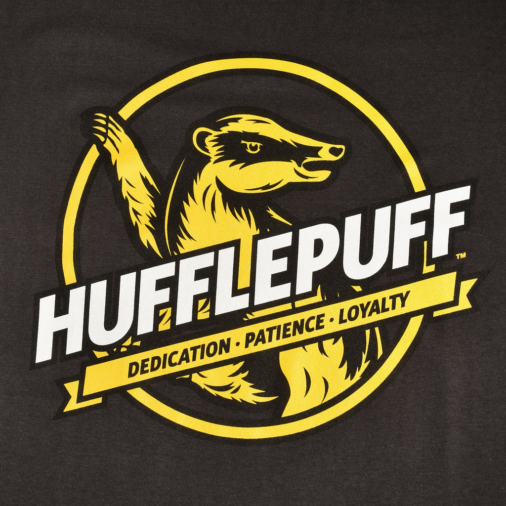 Product image Hufflepuff House Values T-Shirt Grey - Harry Potter