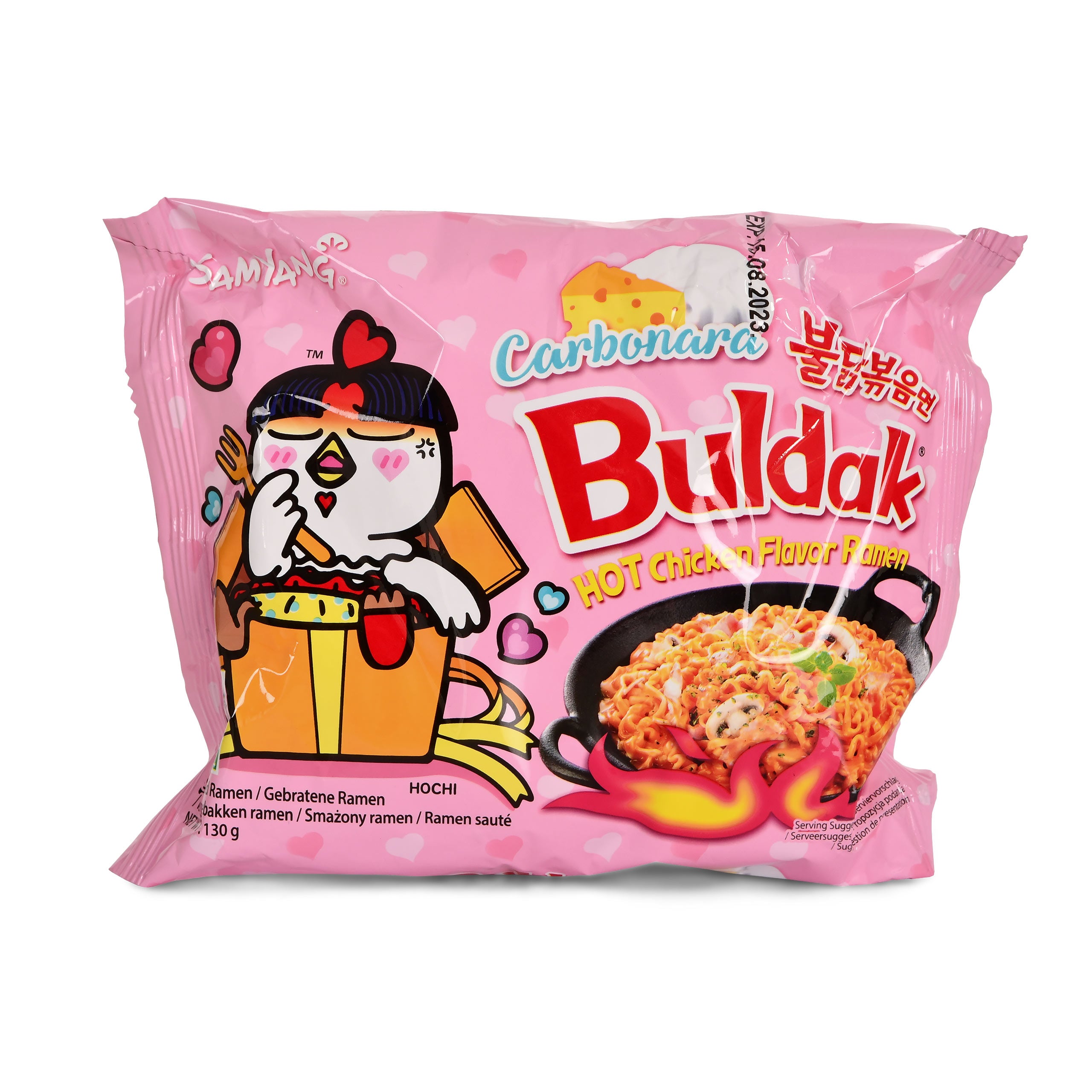 Product image Ramen Hot Chicken Carbonara Instant Noodles