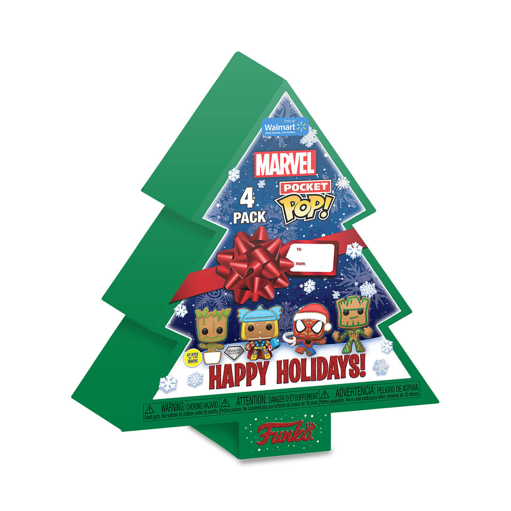 Product image Marvel - Happy Holidays Funko Pocket Pop 4-piece Figure Set