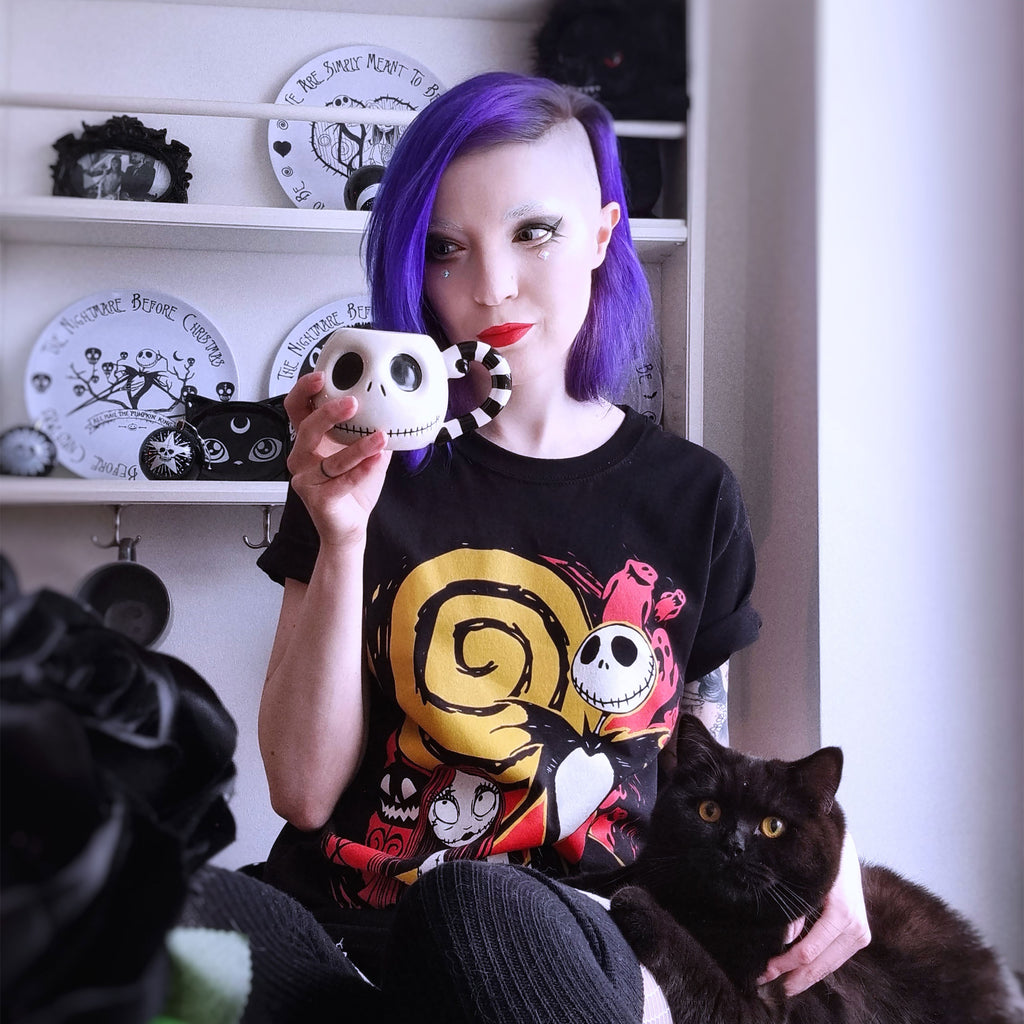 Product image Nightmare Before Christmas - Jack & Sally T-Shirt Black