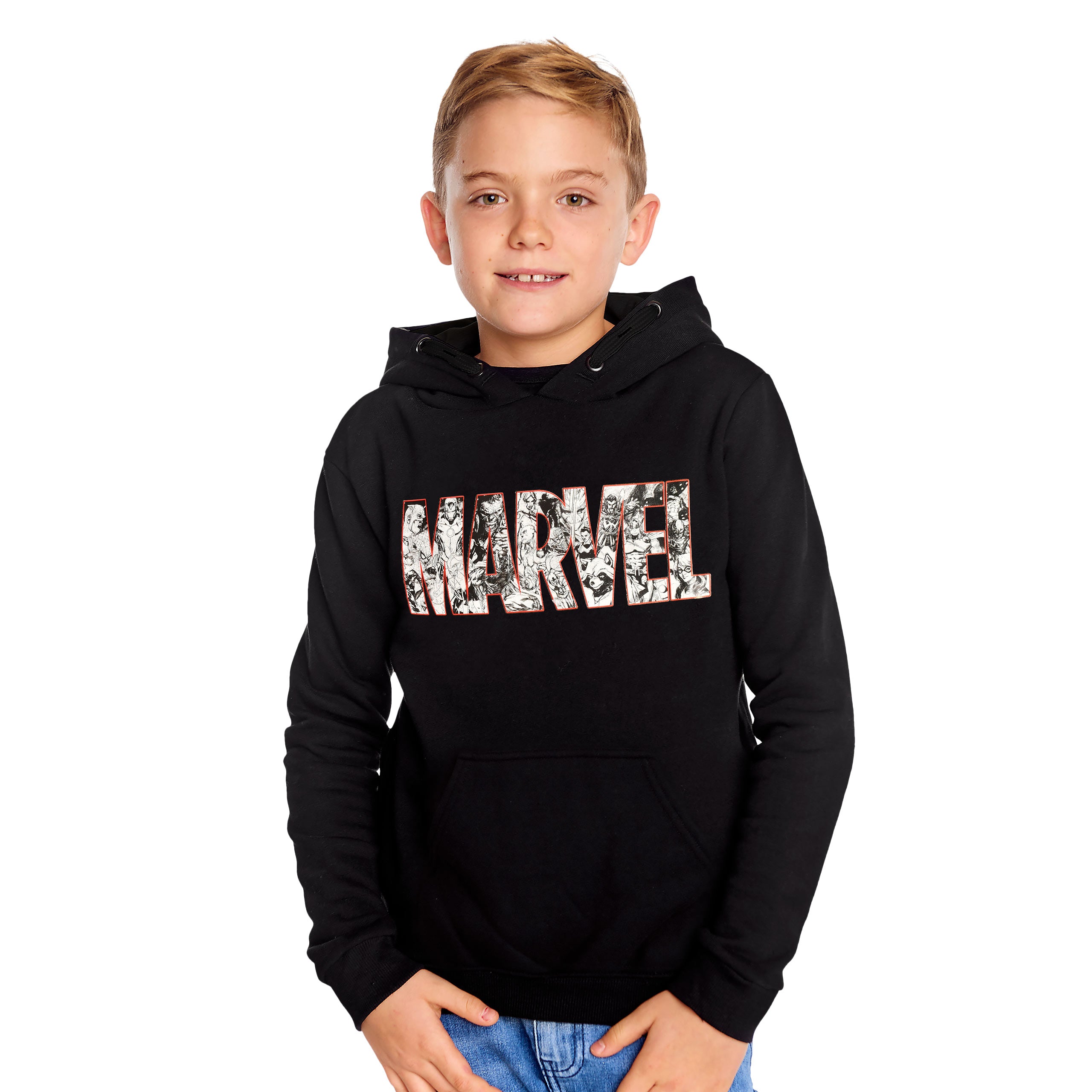 Product image Marvel Comic Logo Hoodie Kids Black