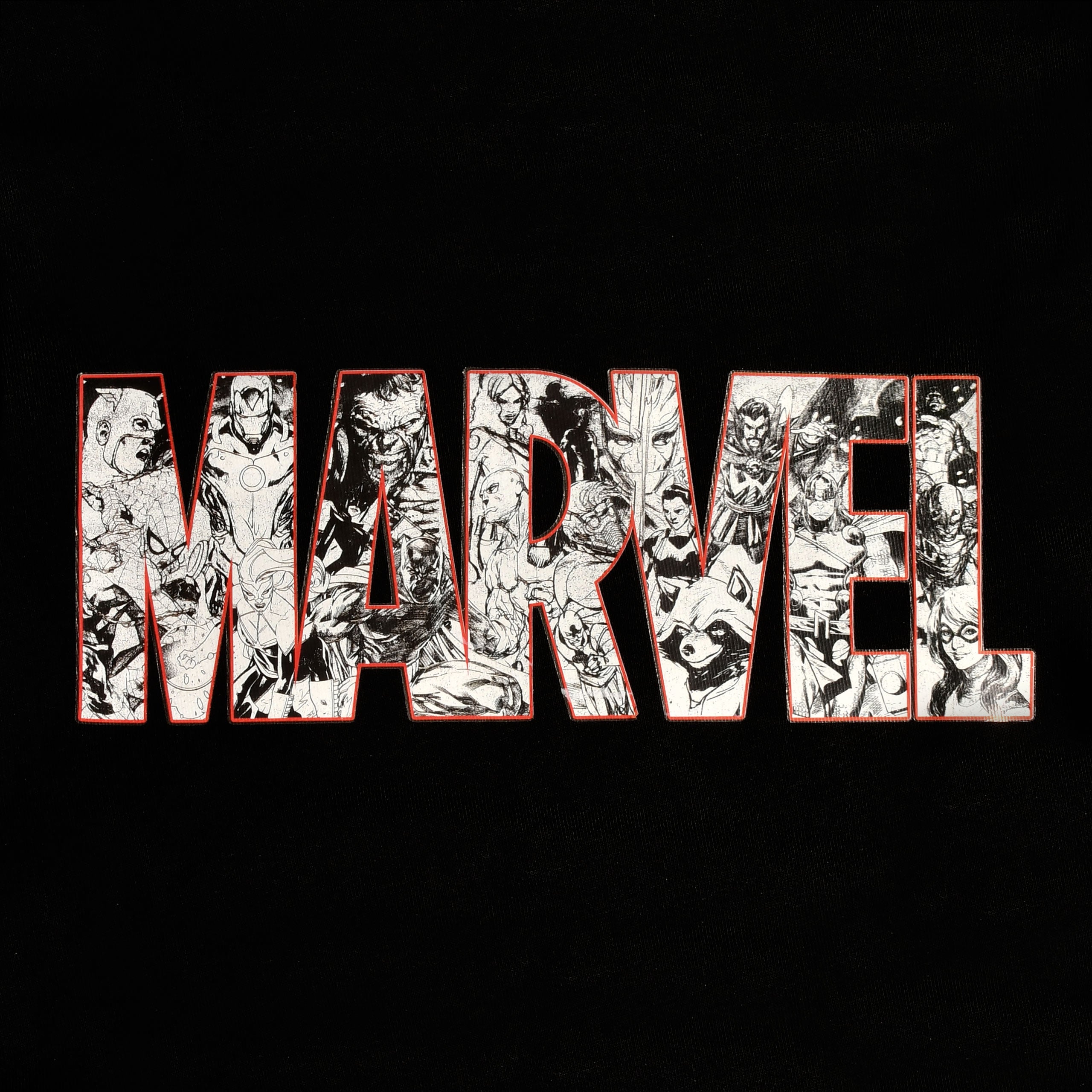 Product image Marvel Comic Logo Hoodie Kids Black