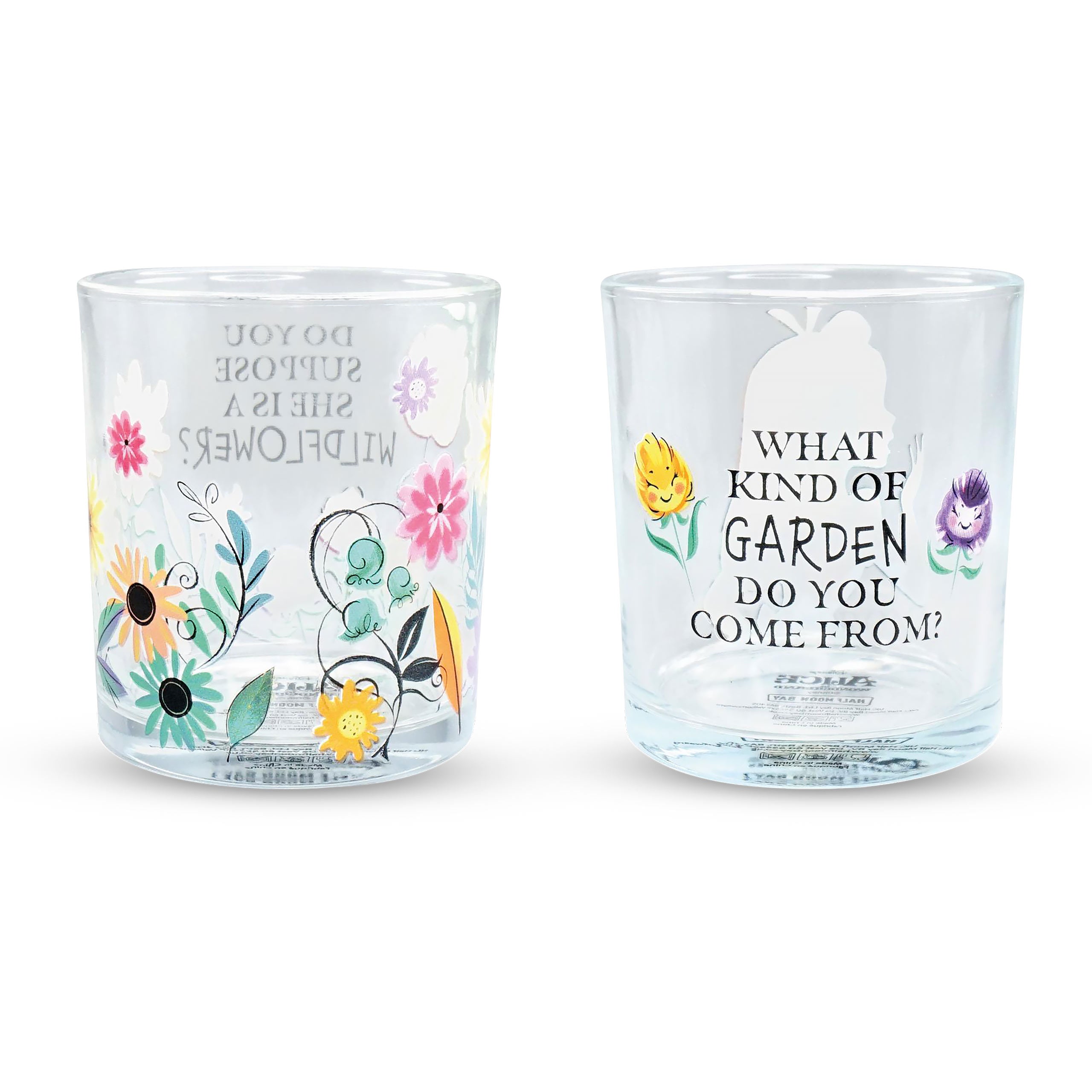 Product image Alice in Wonderland - Flower Glasses Set of 2