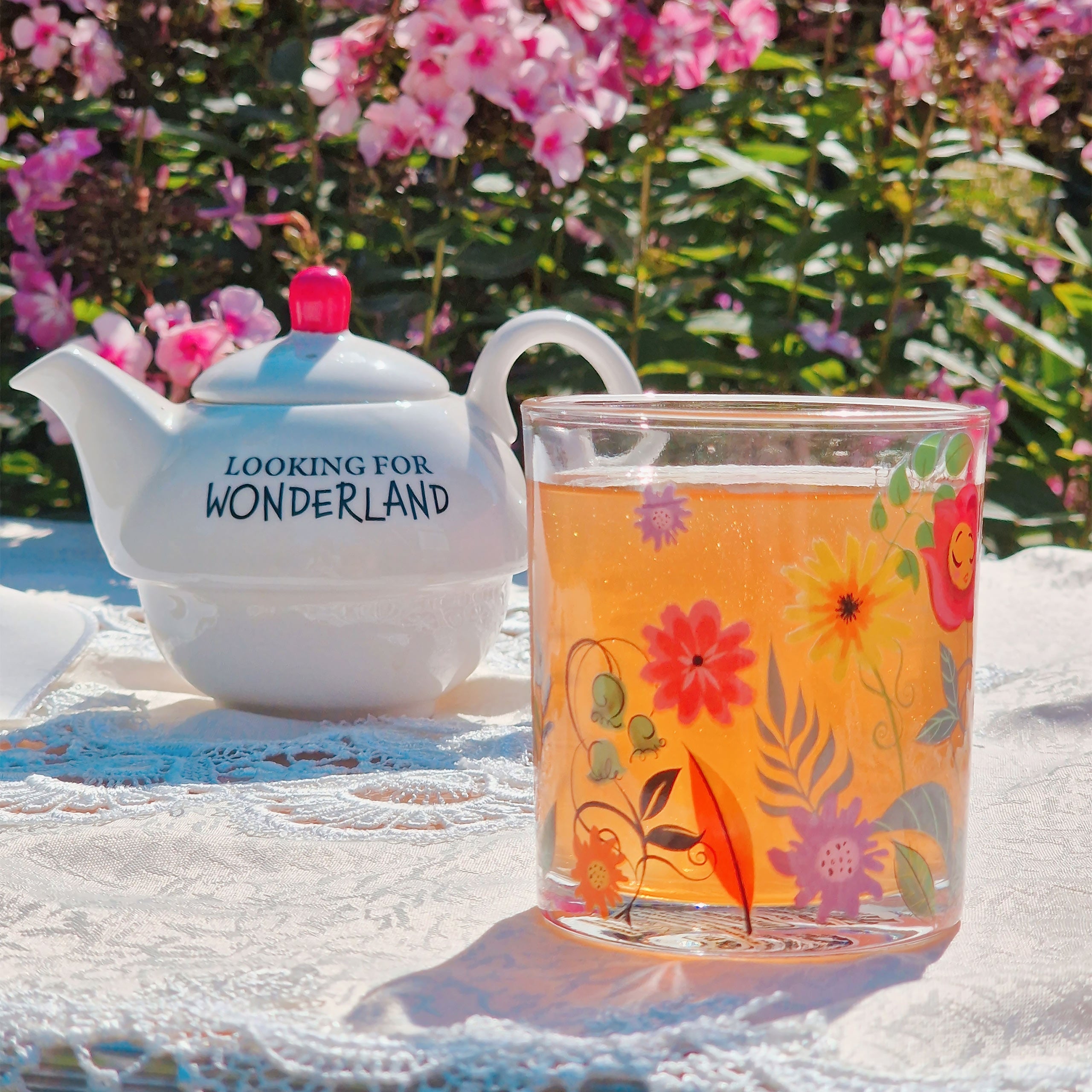 Product image Alice in Wonderland - Flower Glasses Set of 2