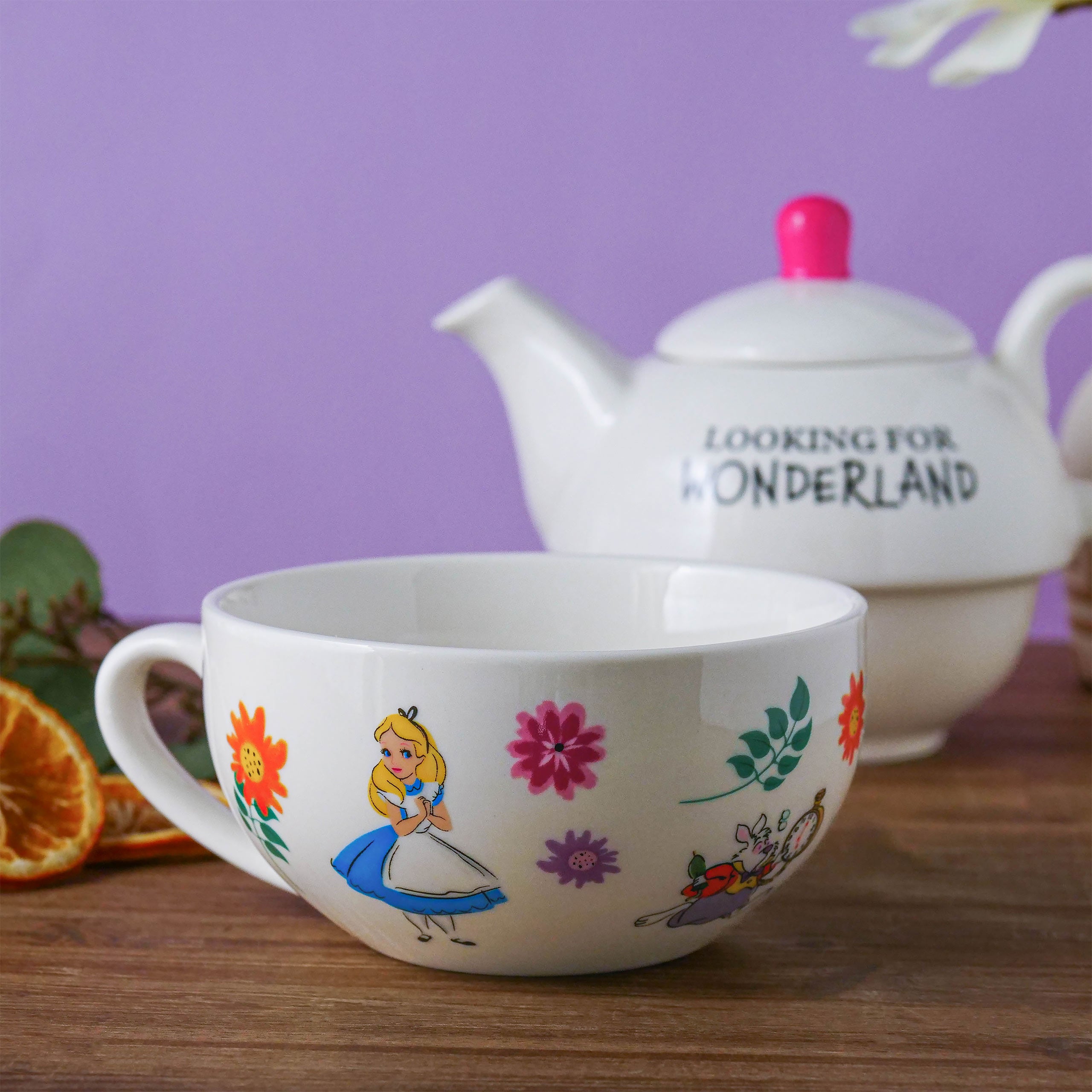 Product image Alice in Wonderland - Looking For Wonderland Tea Pot with Cup