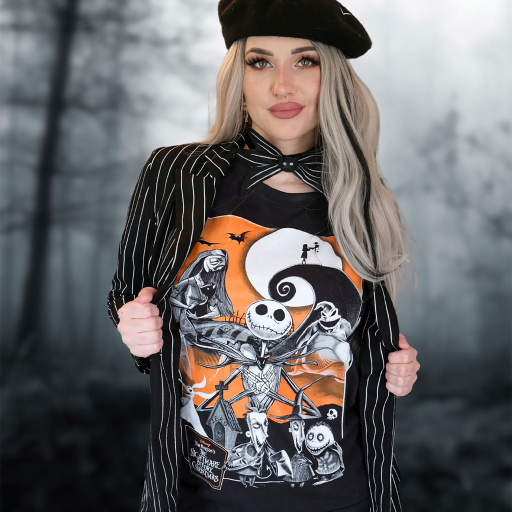 Product image Nightmare Before Christmas - Orange Moon T-Shirt black