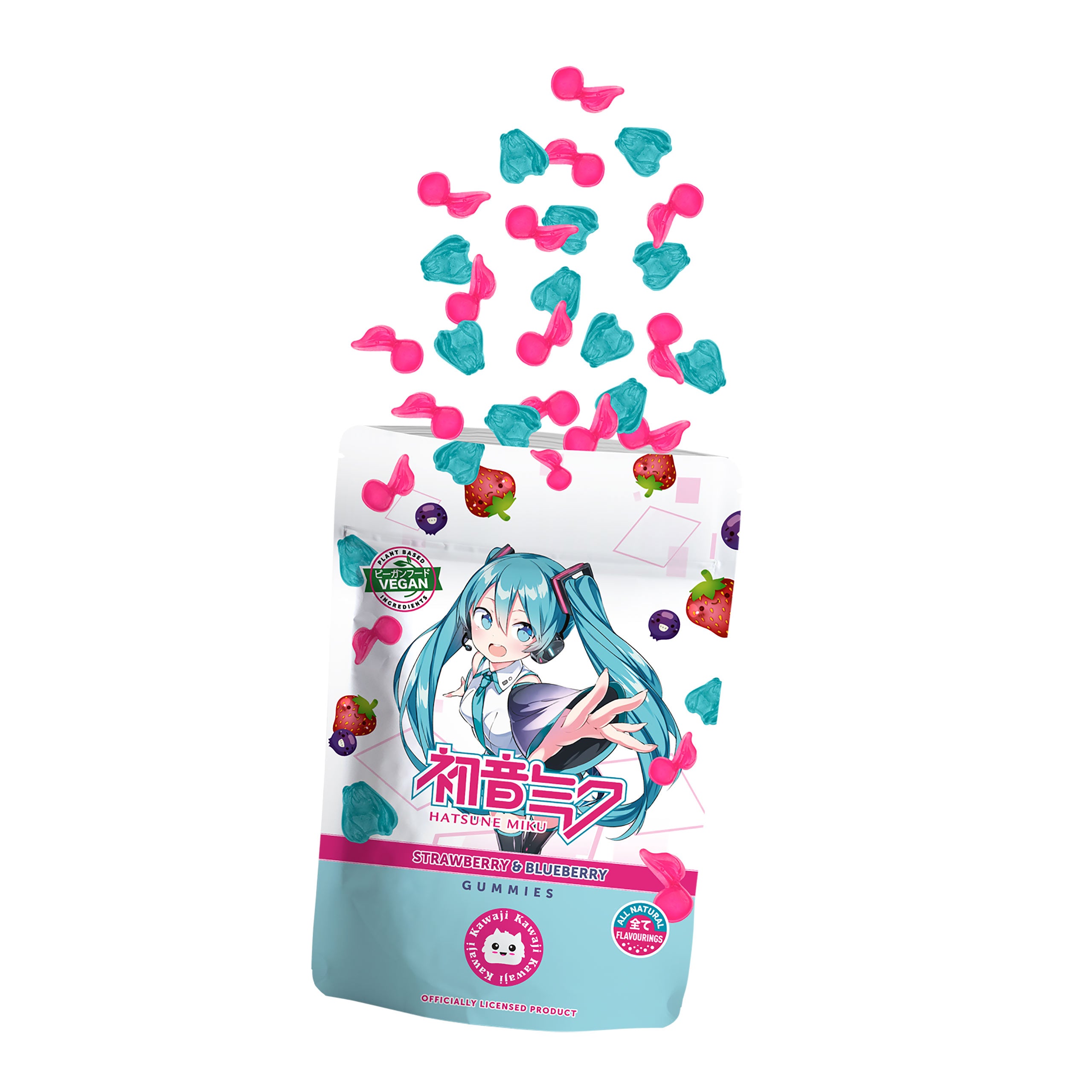Product image Hatsune Miku - Powerbeärs Kawaii Fruit Gummies Vegan