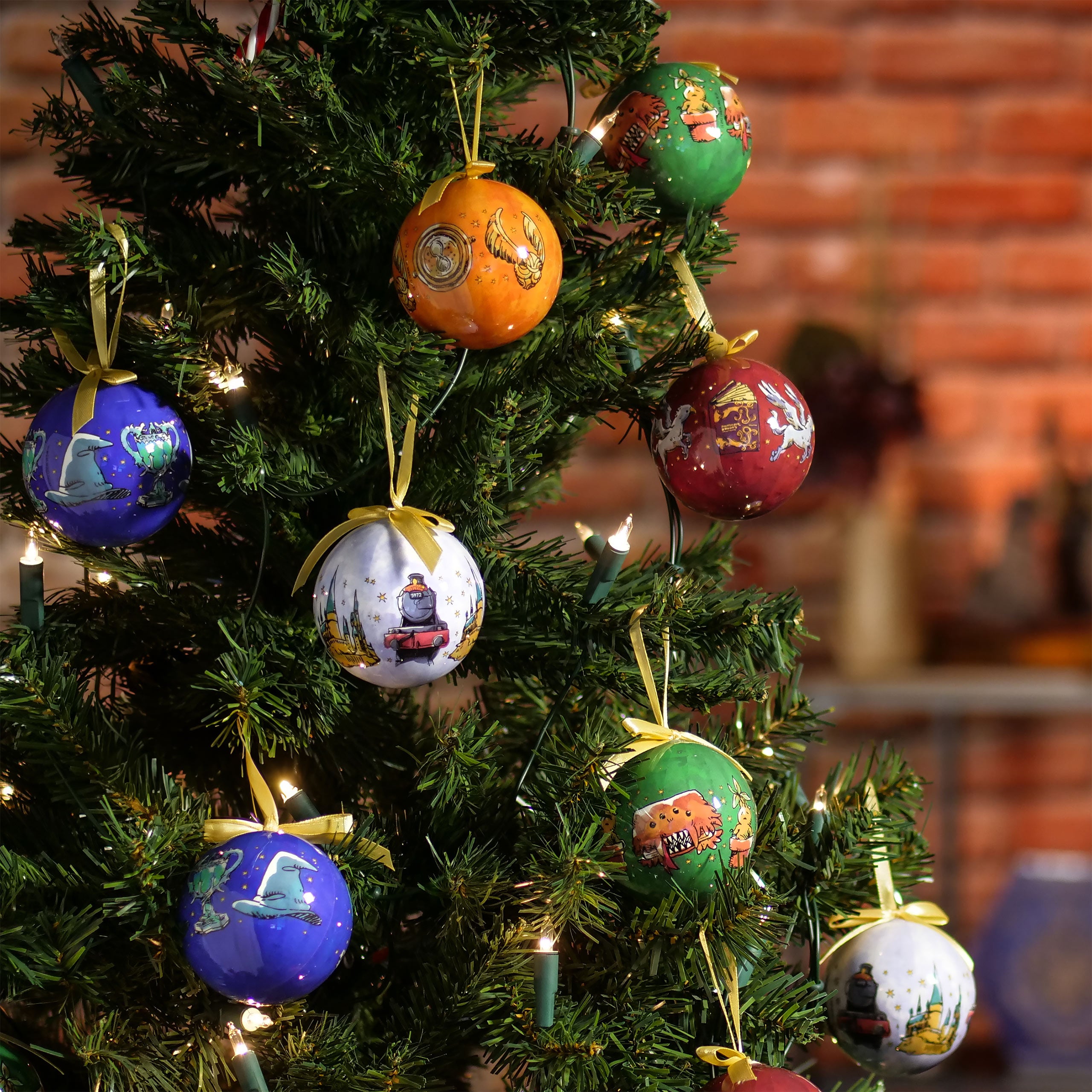 Product image Wizarding World Christmas Tree Ornaments, Set of 14 - Harry Potter