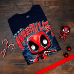 Product image Deadpool Christmas T-Shirt with Funko Pop Figure