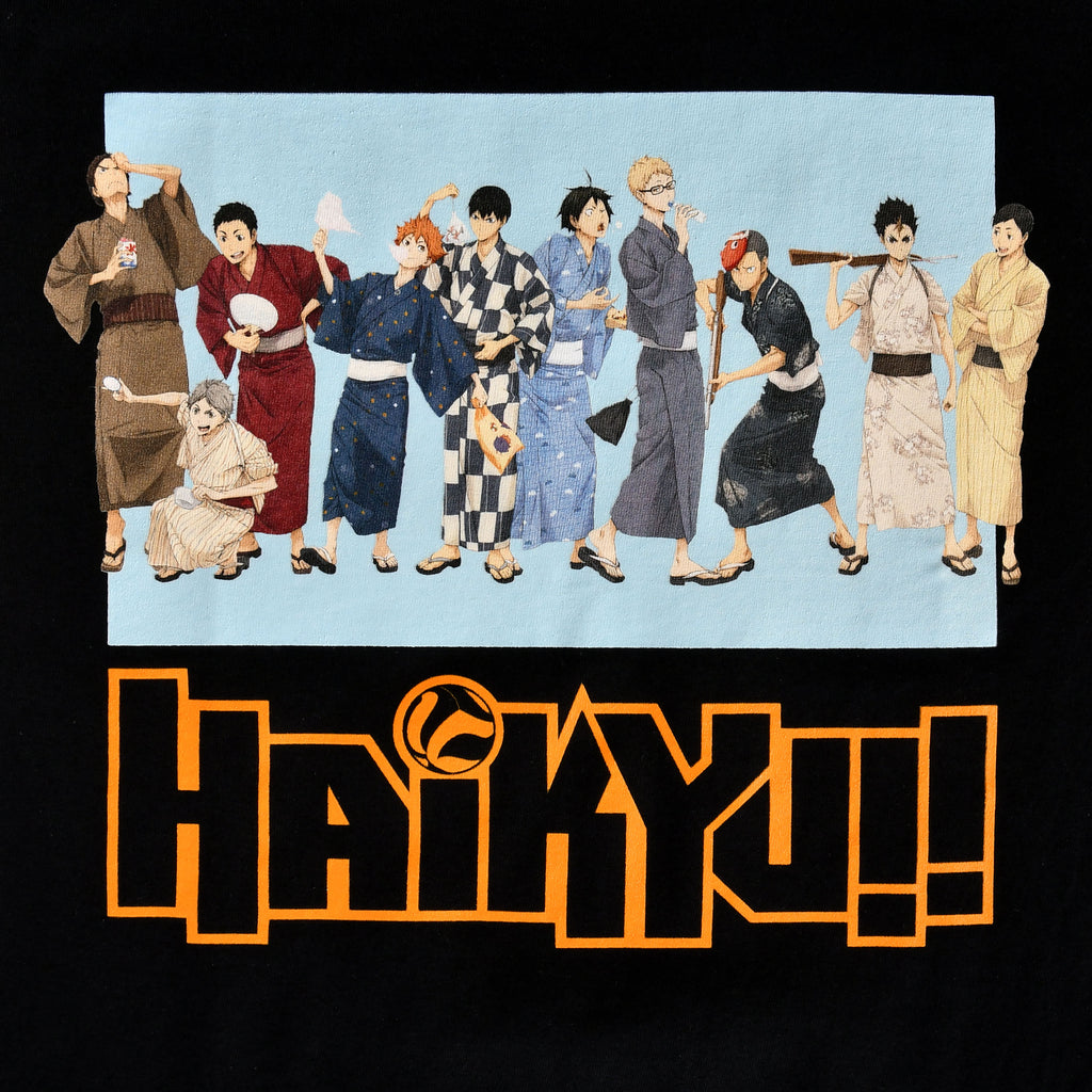 Product image Haikyu!! - Group in Yukata T-Shirt black