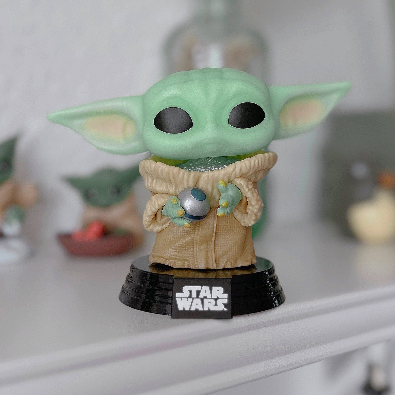 Product image Star Wars - Grogu with Armor Funko Pop bobblehead figure