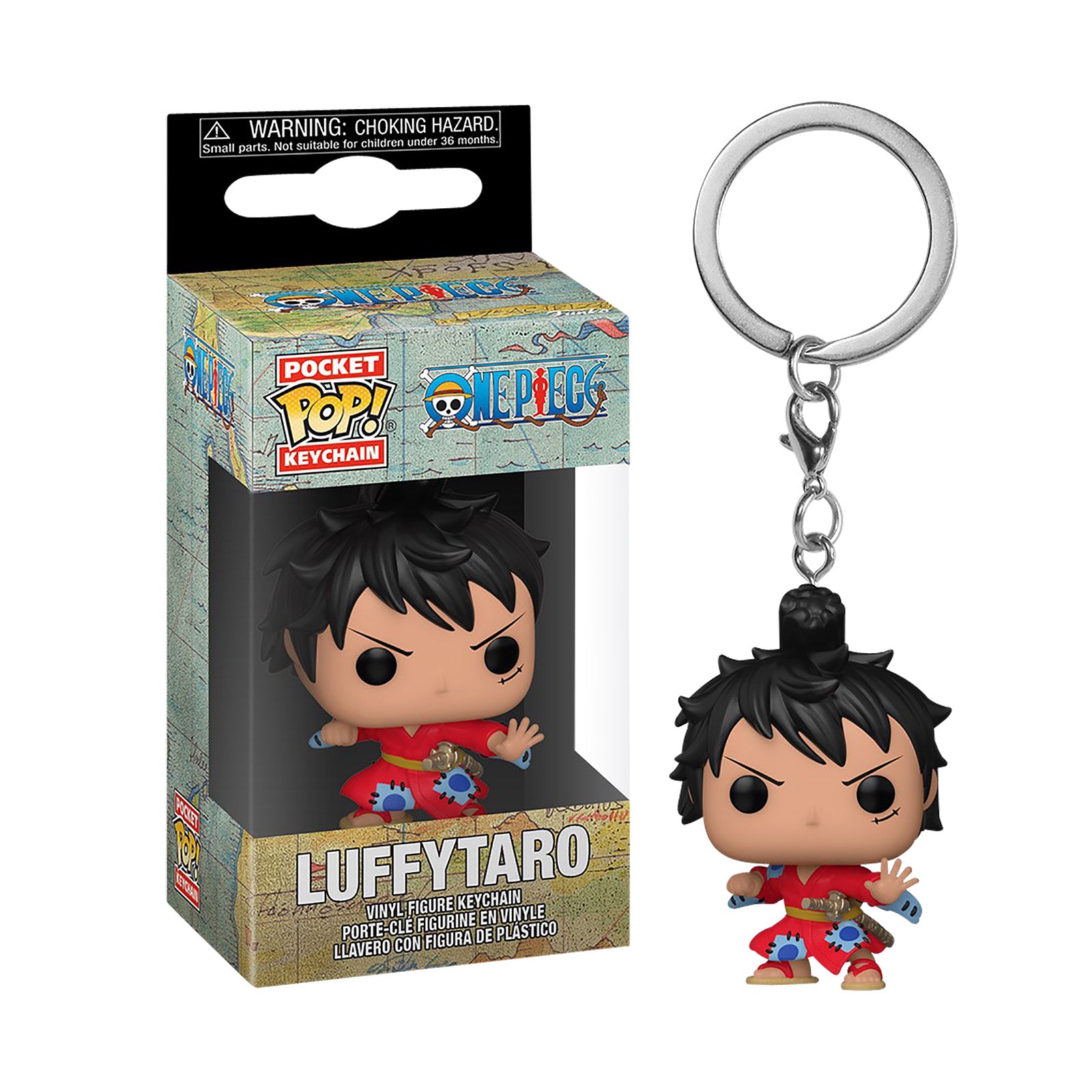 Product image One Piece - Monkey D. Luffy Luffytaro Funko Pop Keychain