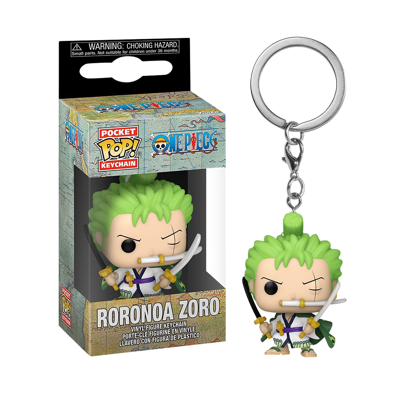 Product image One Piece - Roronoa Zoro Funko Pop Keychain