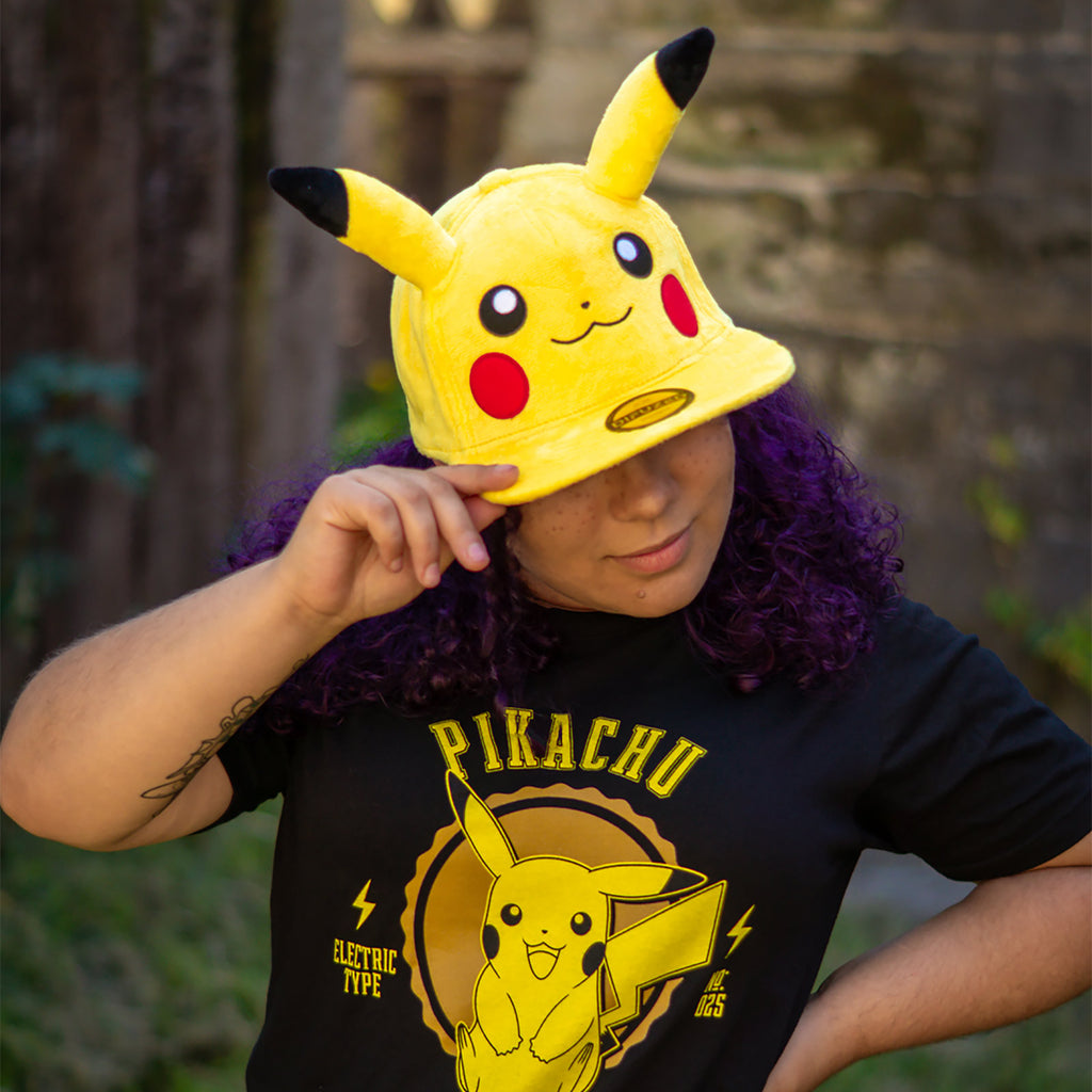 Product image Pokemon - Pikachu Plush Snapback Cap