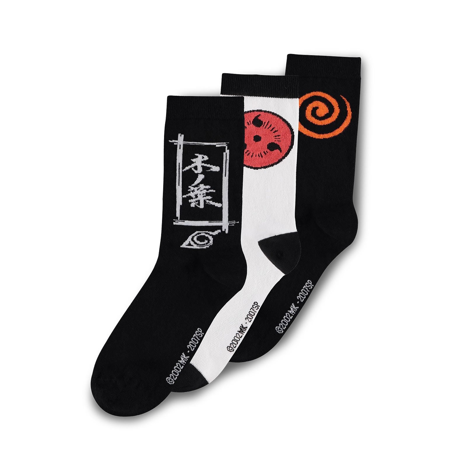 Product image Naruto Shippuden - Sasuke Symbol Socks Set of 3