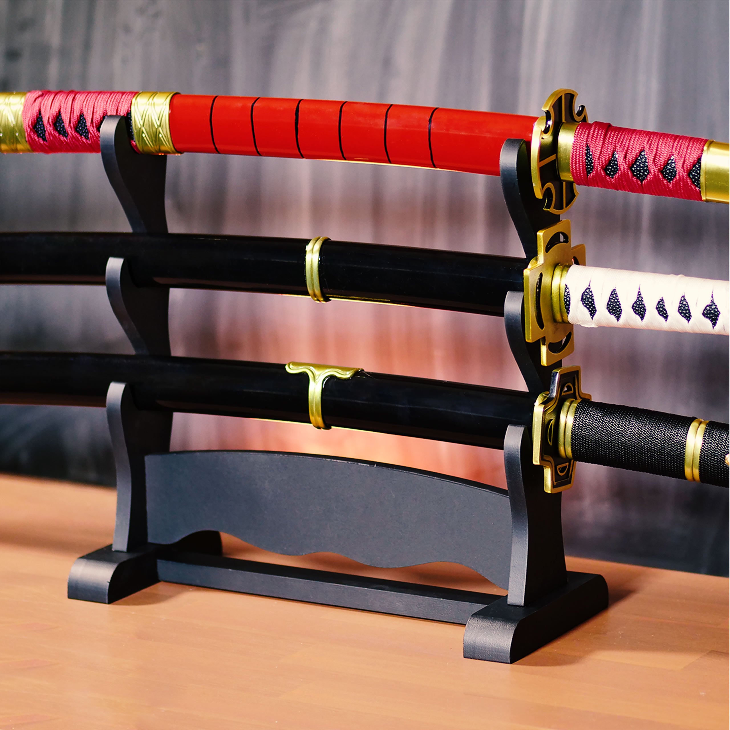 Product image Katana stand for three swords accessory black